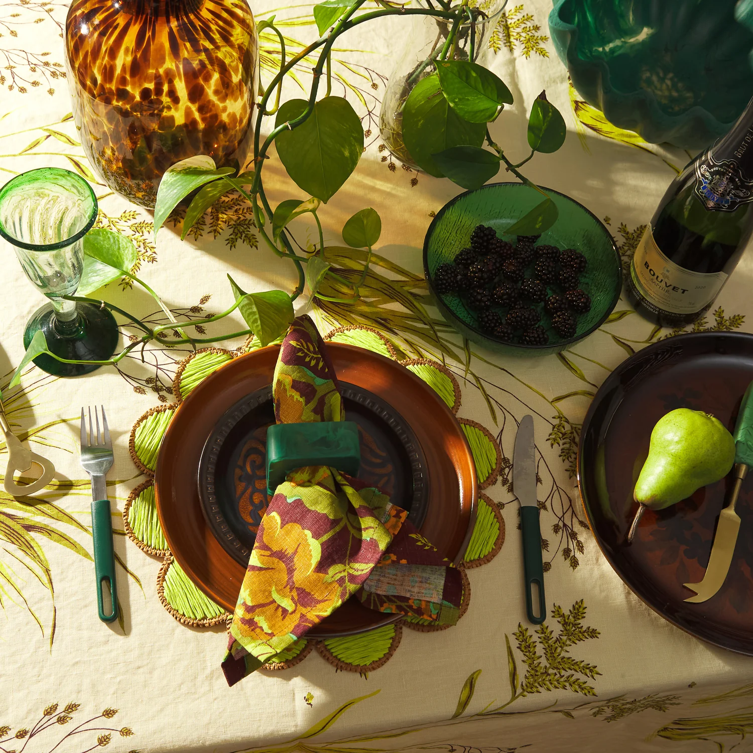 Jara Napkin Ring - Forest - Image 3