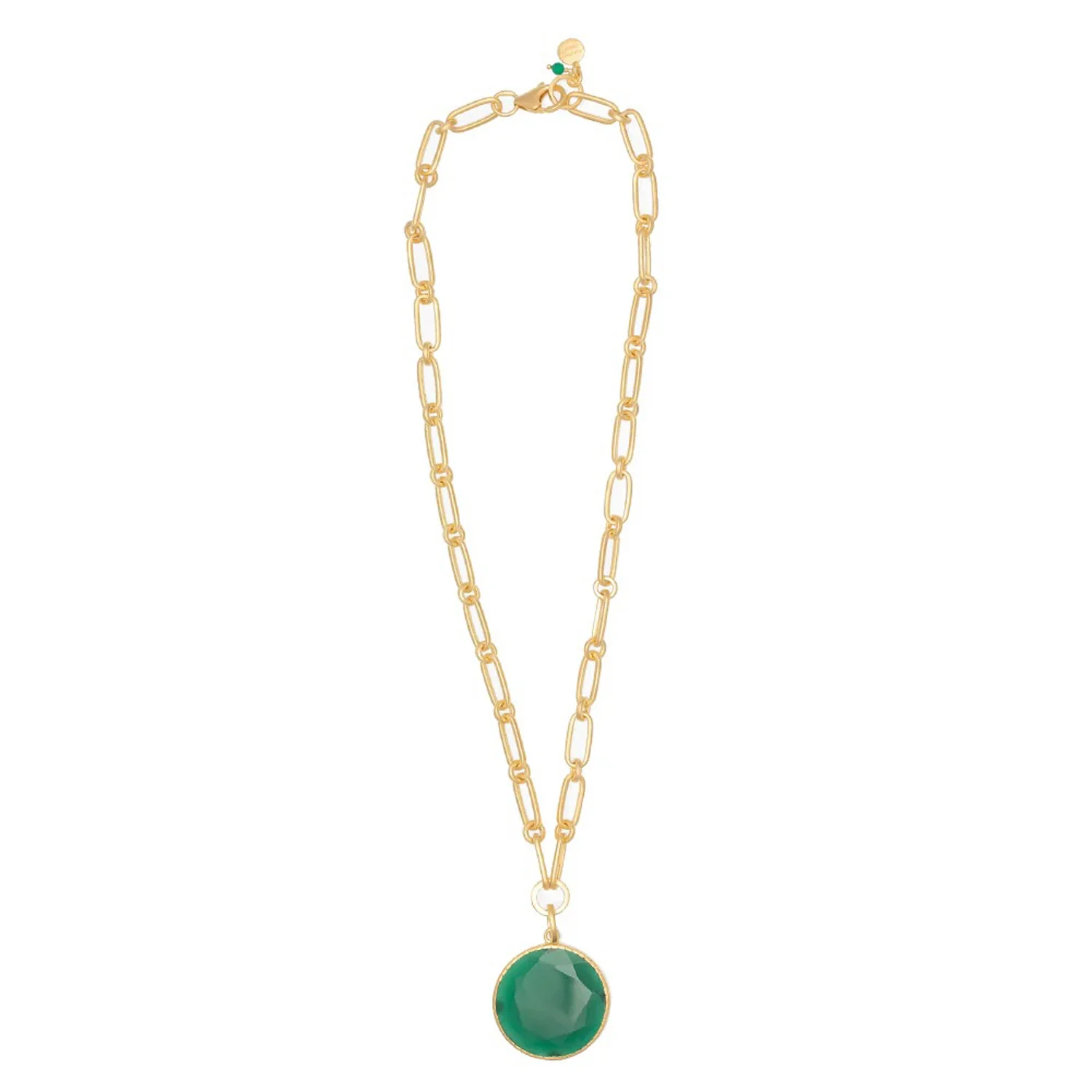 Jardin Necklace - Green Onyx