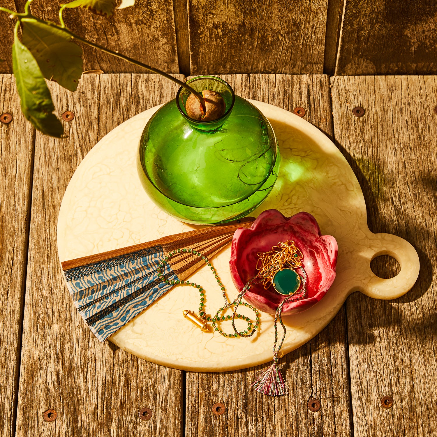 Jardin Necklace - Green Onyx - Image 6