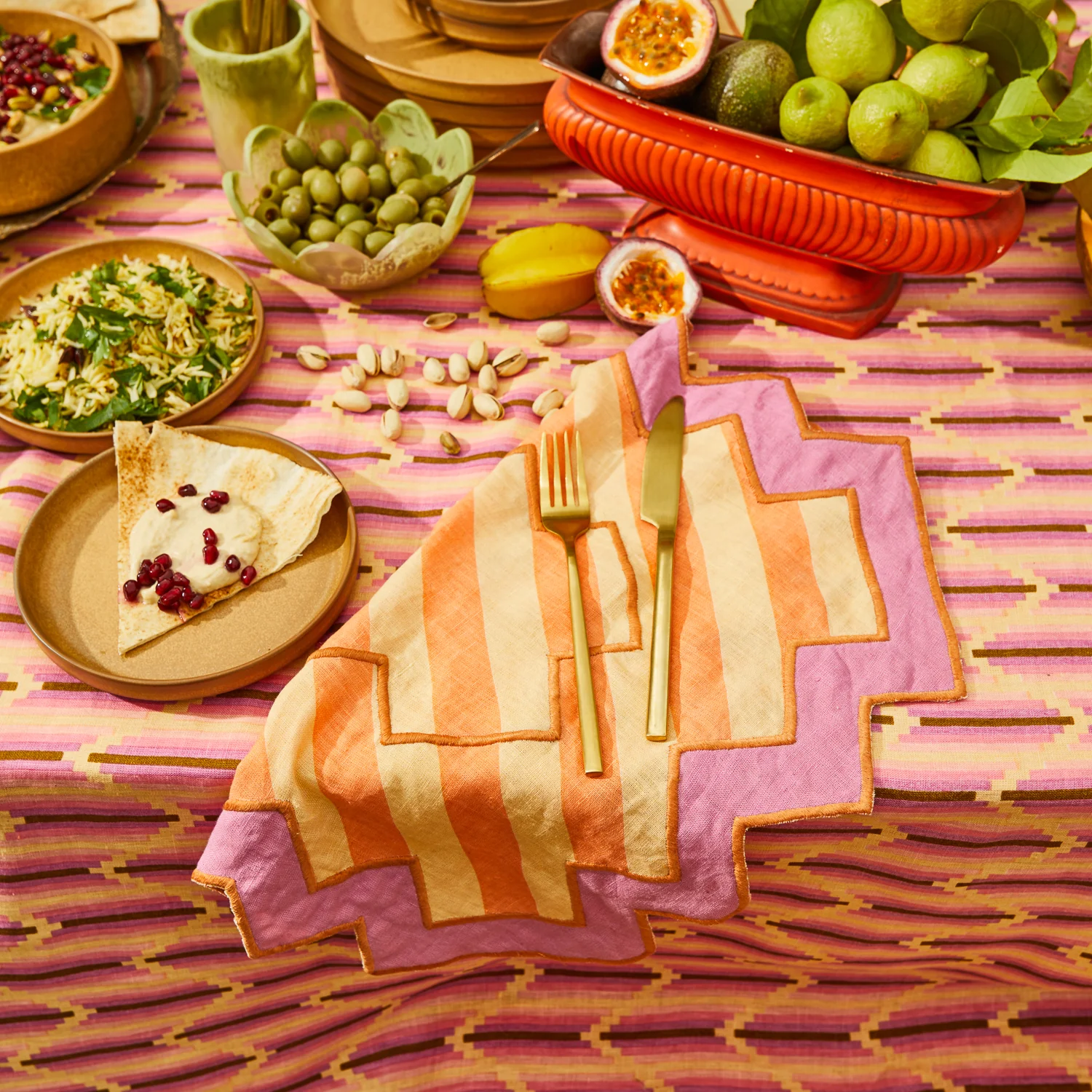 Jarita Napkin Set - Desert - Image 5
