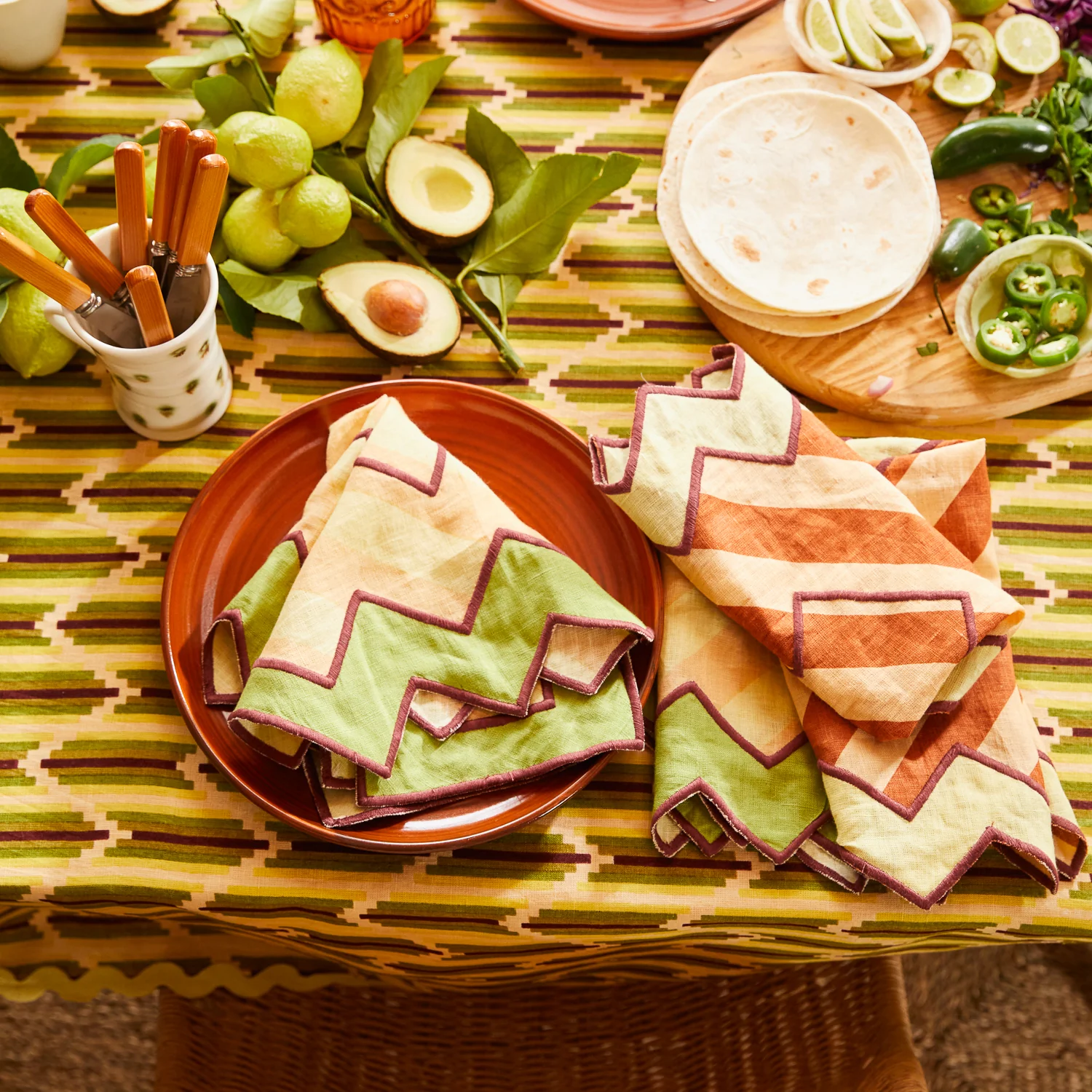 Jarita Napkin Set - Palm - Image 5