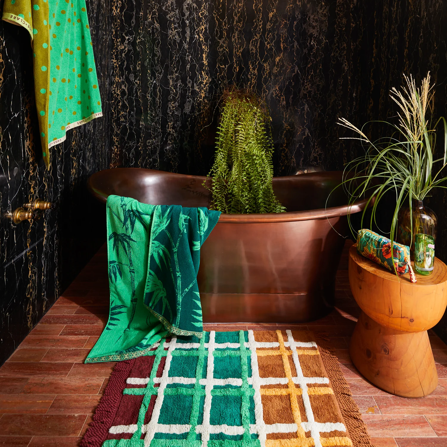 Karina Bath Mat - Verdant - Image 2