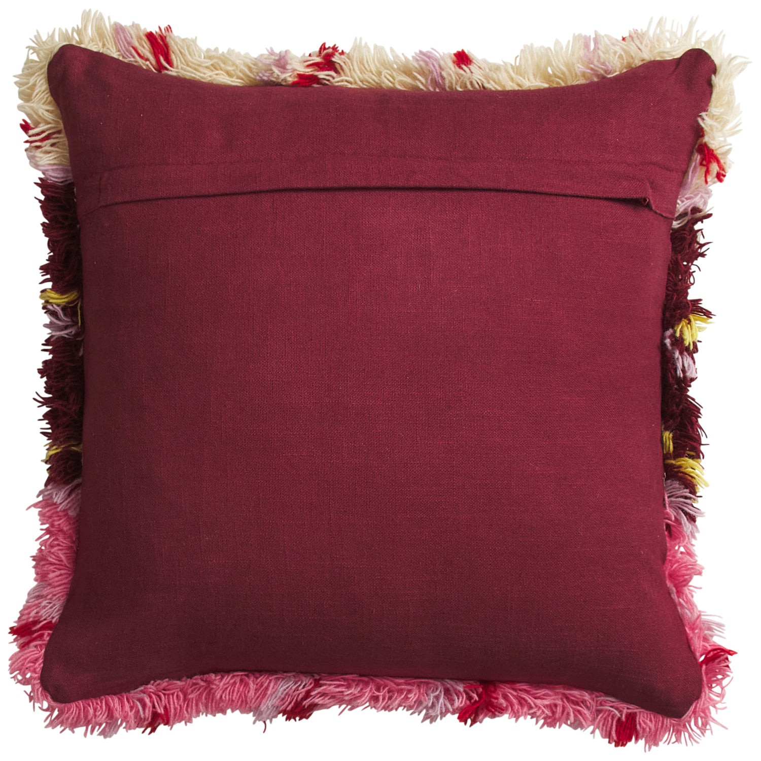 Karina Shag Cushion - Rosewood - Image 6