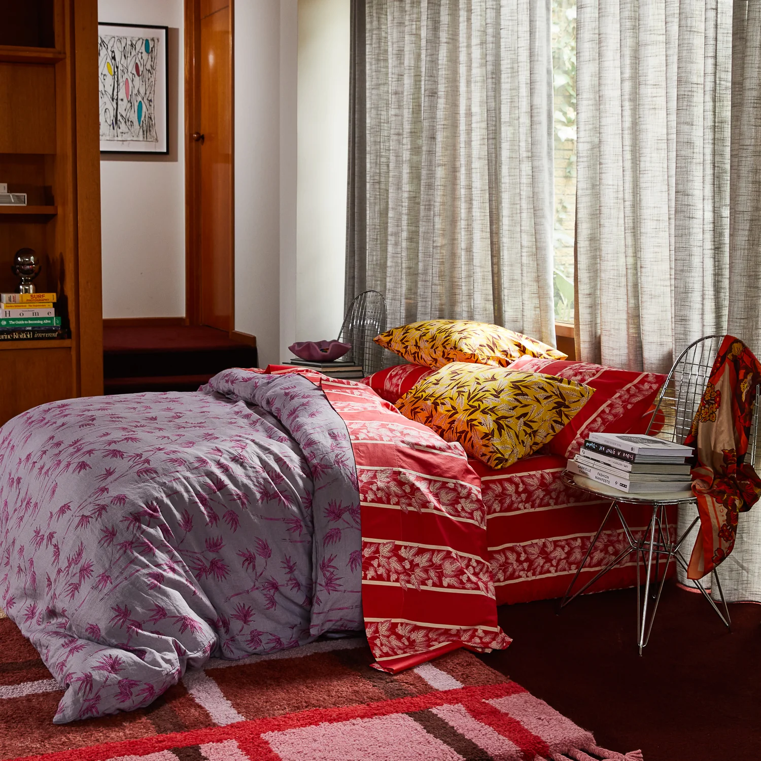 Lina Cotton Pillowcase Set - Medallion - Image 4