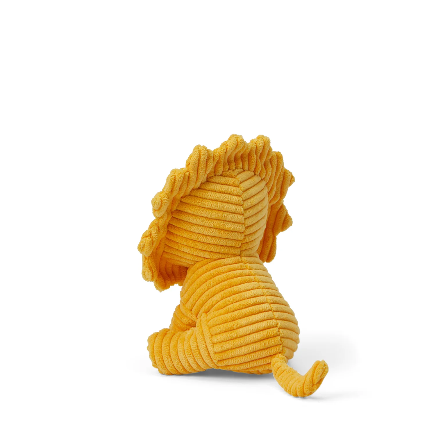 Lion Corduroy Soft Toy - Yellow - Image 3