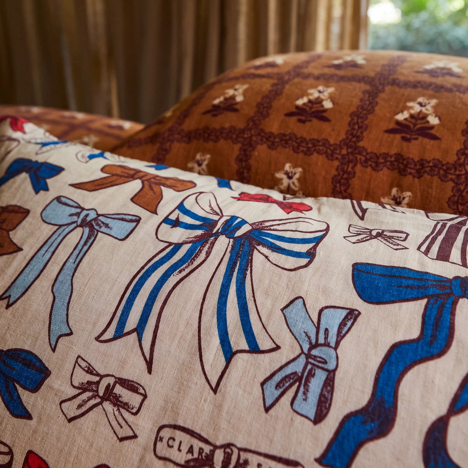 Lottie Linen Euro Pillowcase Set - Image 6