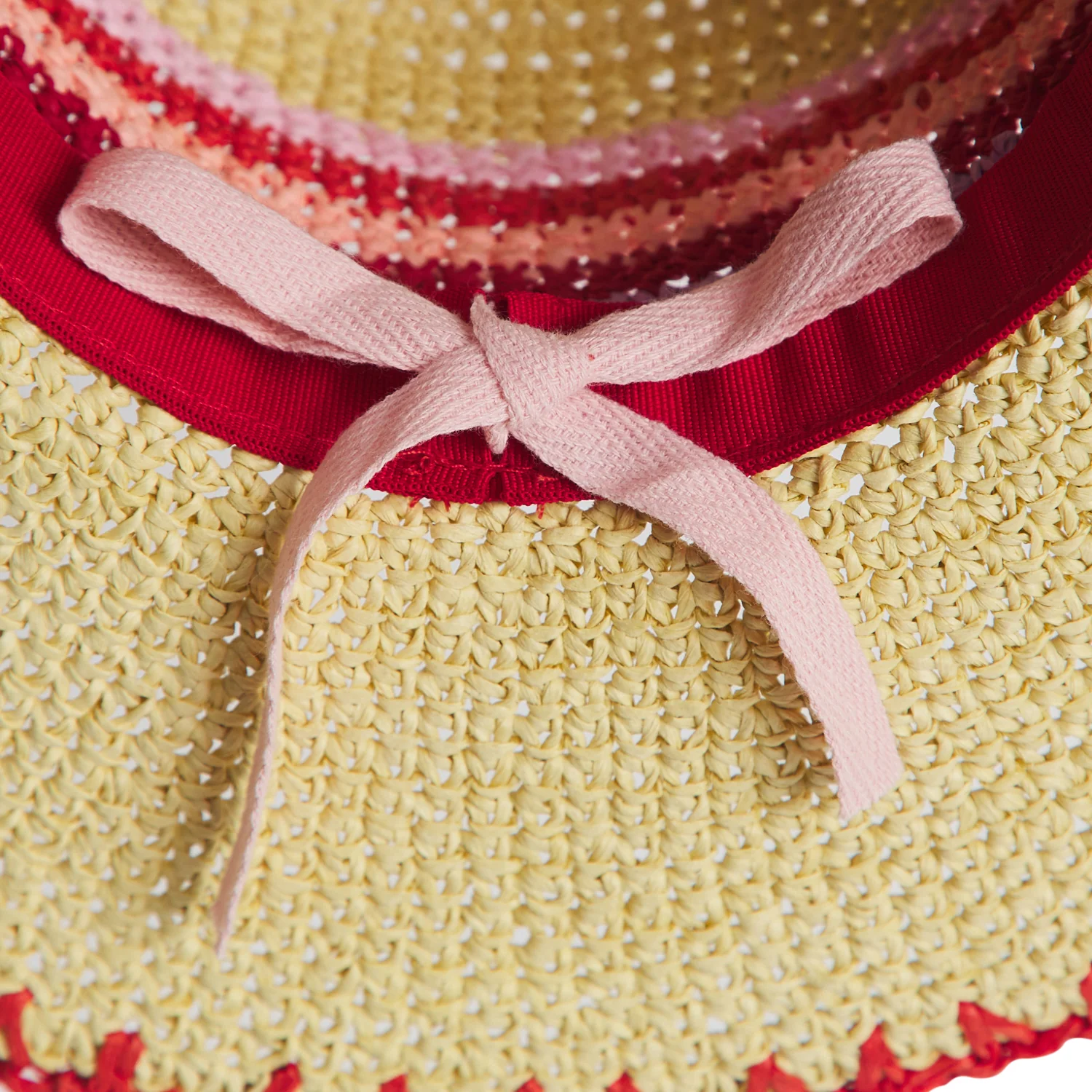 Luce Straw Hat - Vermillion - Image 8