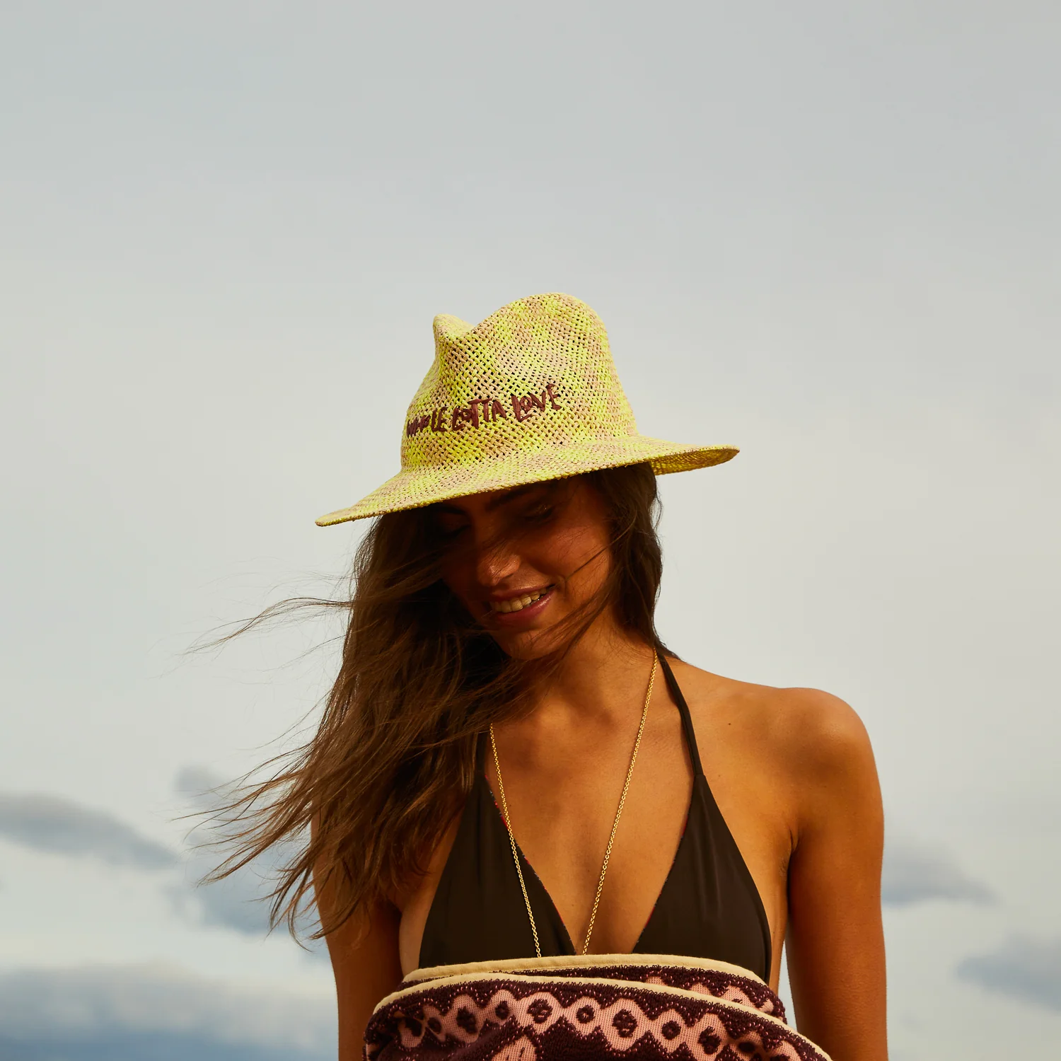 Luce Straw Hat - Zest - Image 9