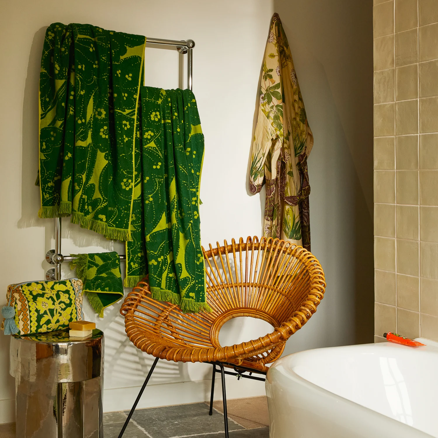 Lucia Face Washer - Kelp - Image 4