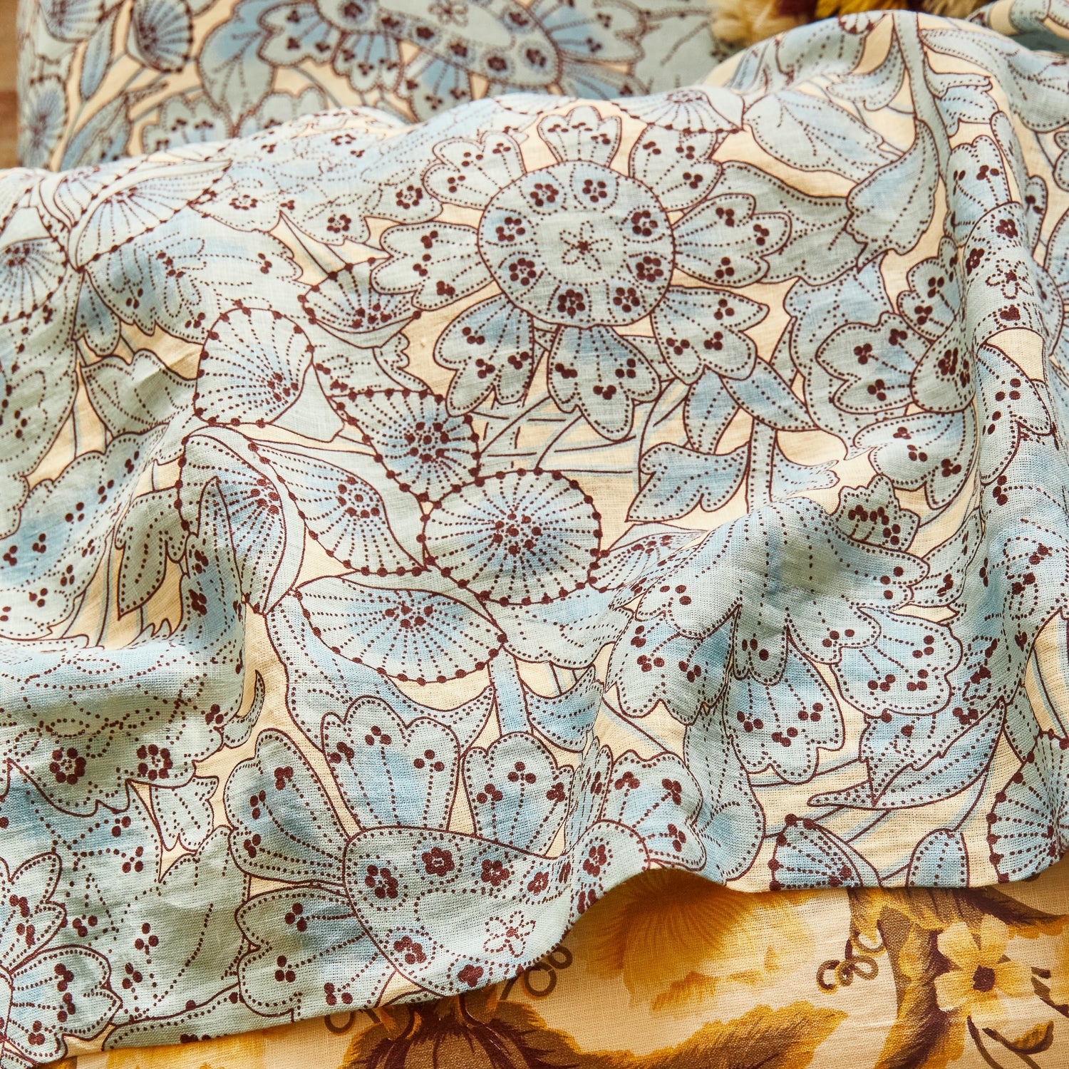 Lucia Linen Sheets - Cerulean - Image 5