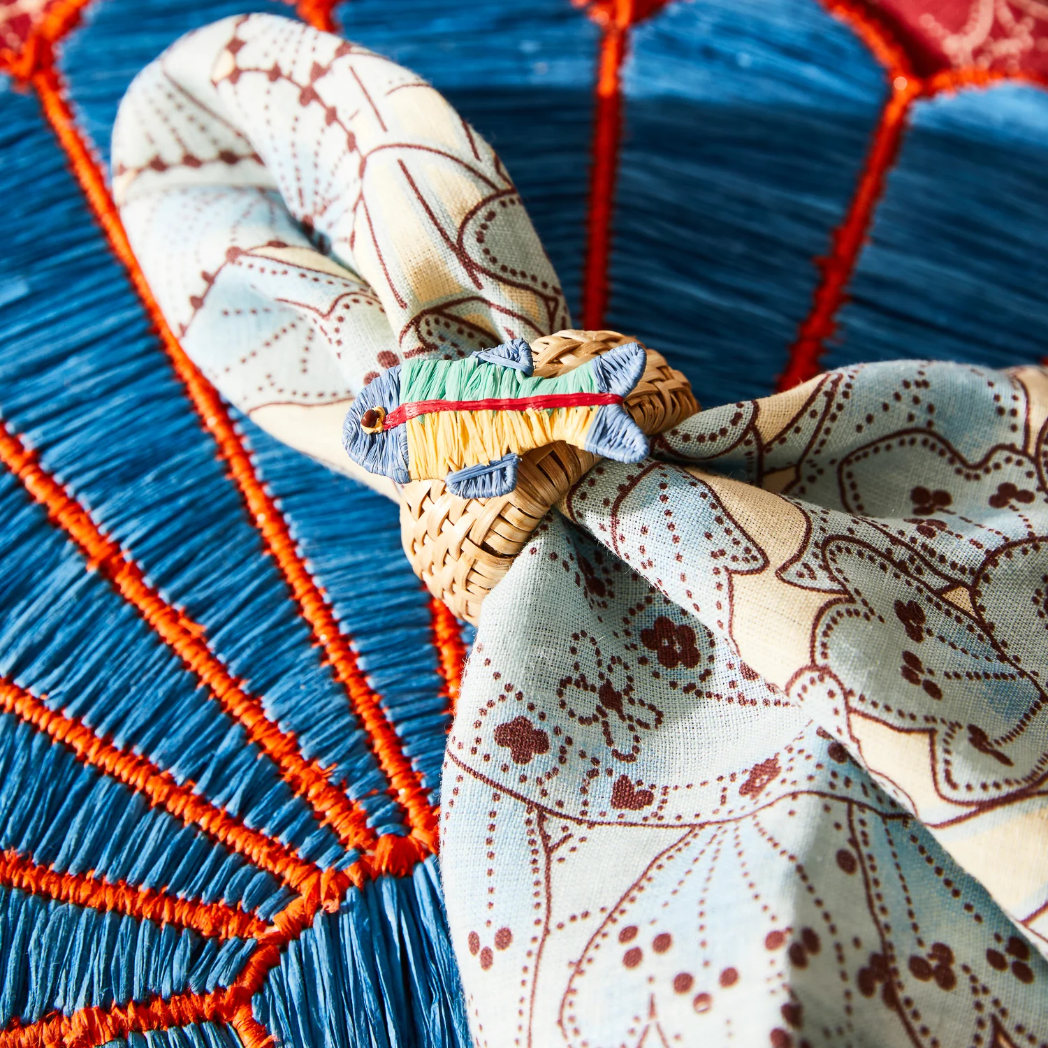 Lucia Napkin Set - Cerulean - Image 5