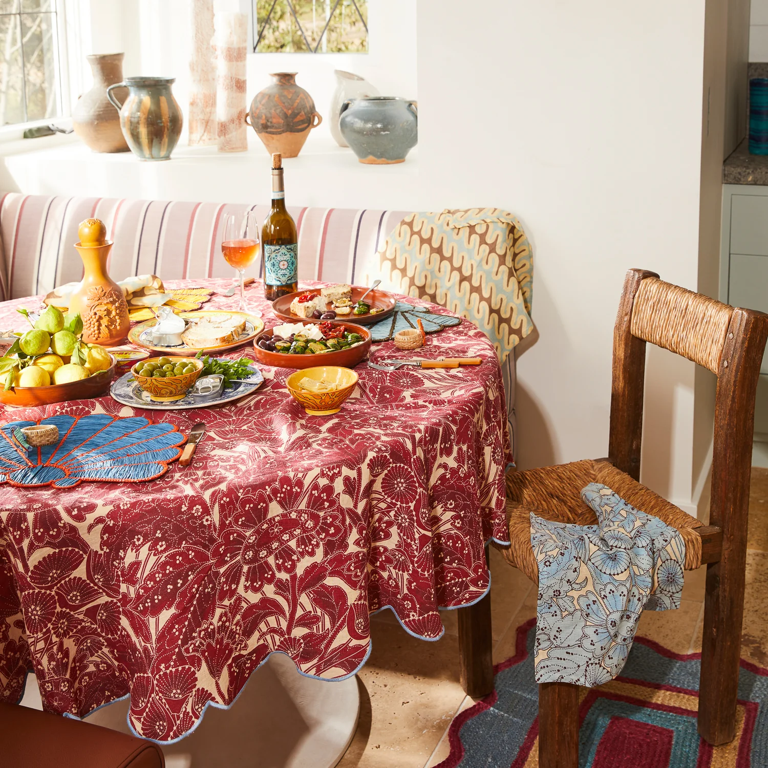 Lucia Napkin Set - Cerulean - Image 7