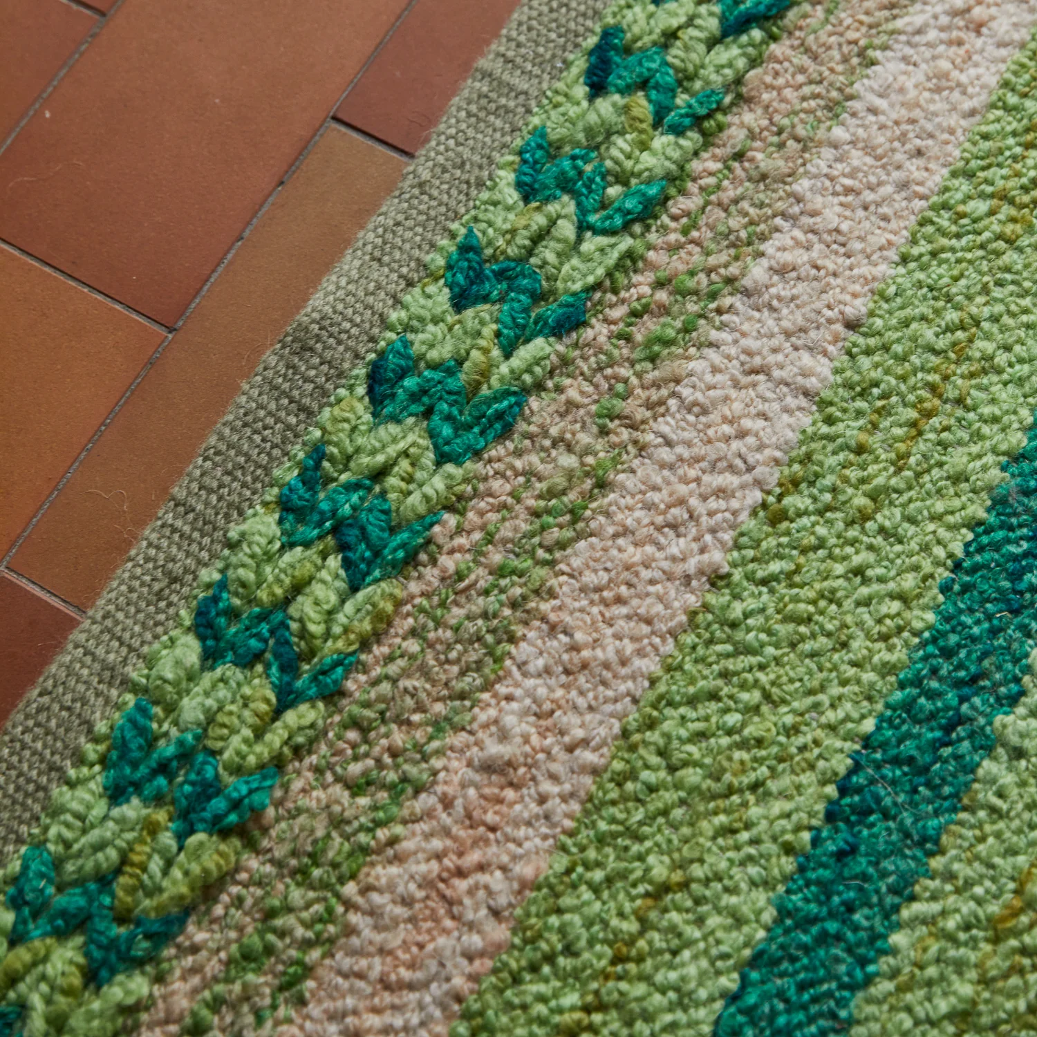 Madalina Woven Rug - Spring Green - Image 4