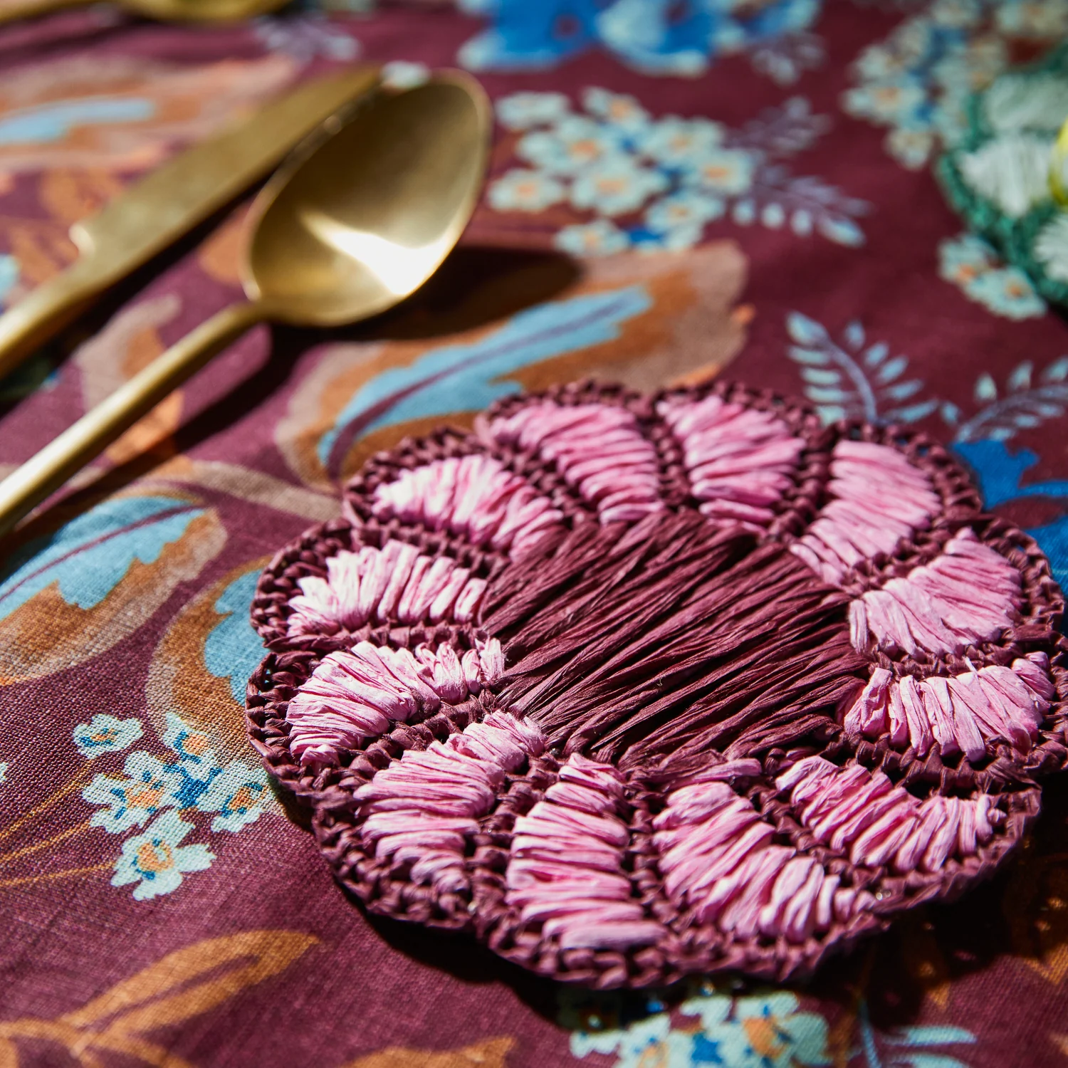Magnolia Coaster Set - Jade - Image 7