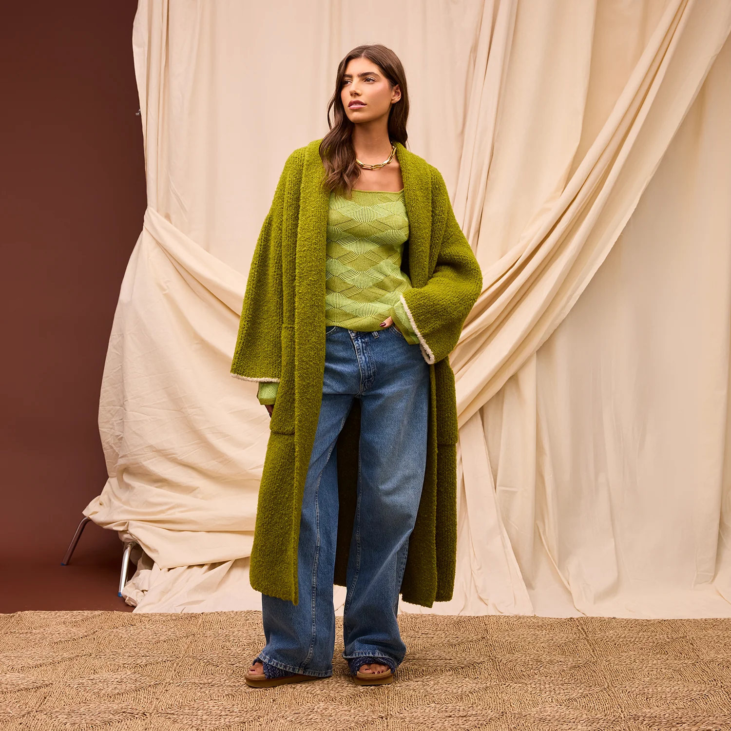 Mai Coatigan - Juniper - Image 3