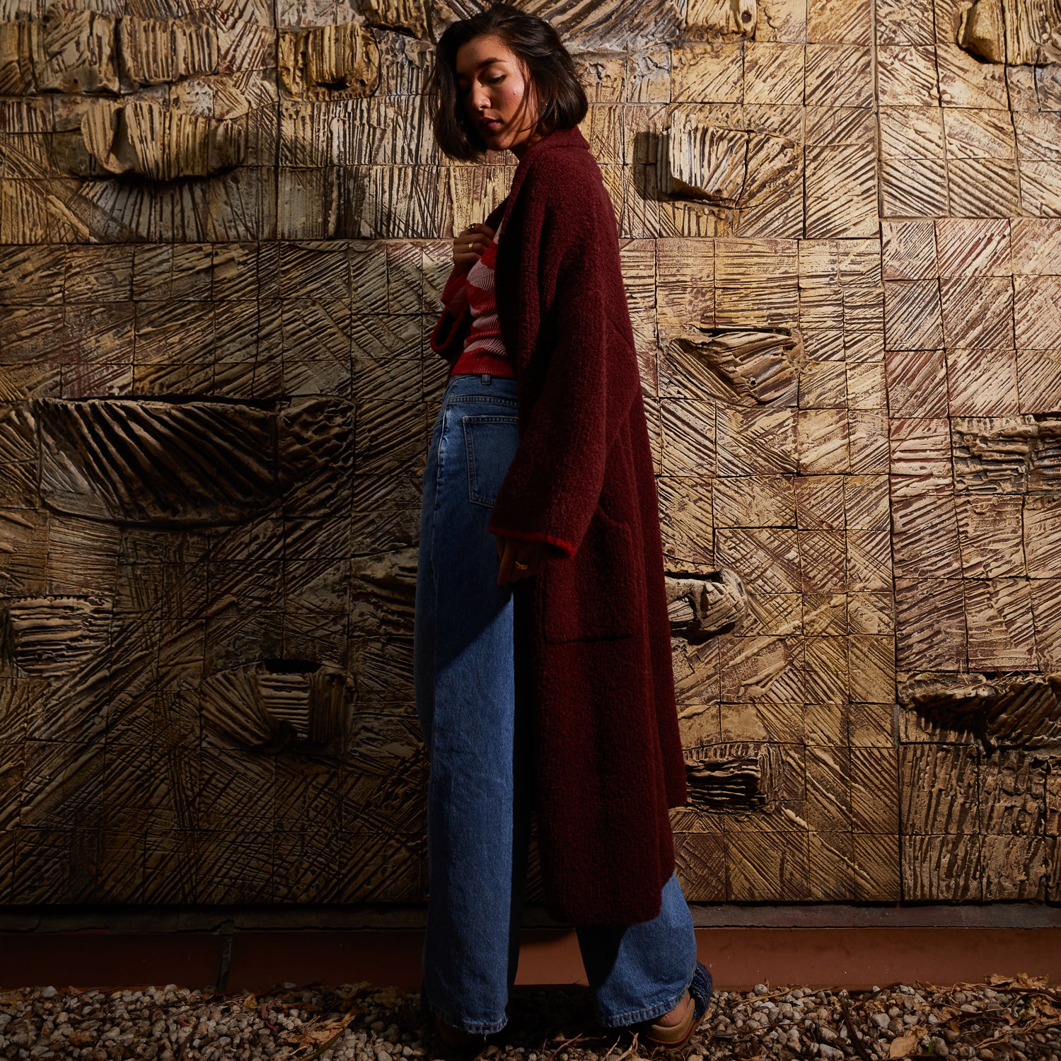 Mai Coatigan - Rosewood - Image 10