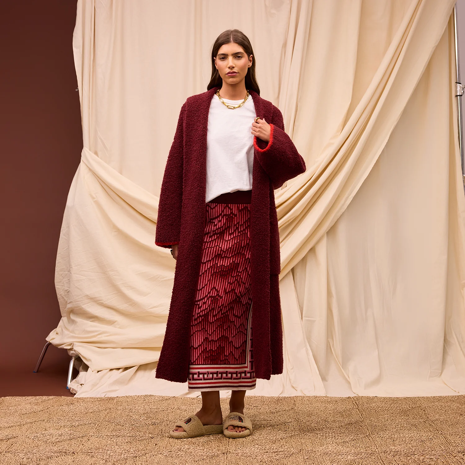 Mai Coatigan - Rosewood - Image 7