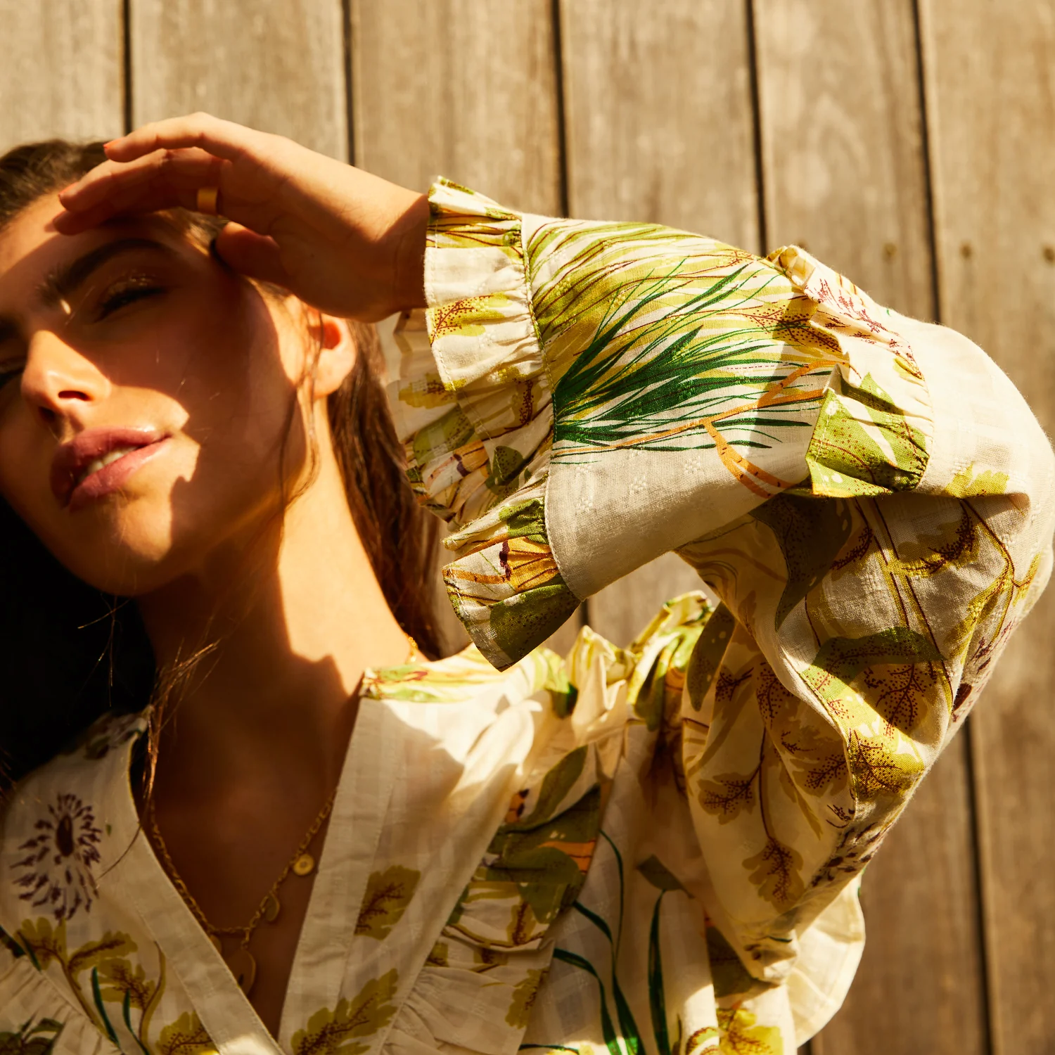 Malorie Frill Blouse - Image 3