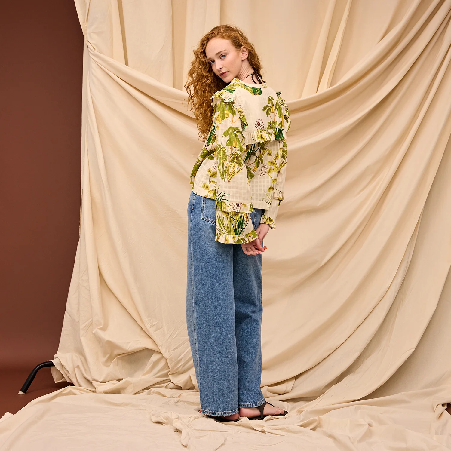 Malorie Frill Blouse - Image 5