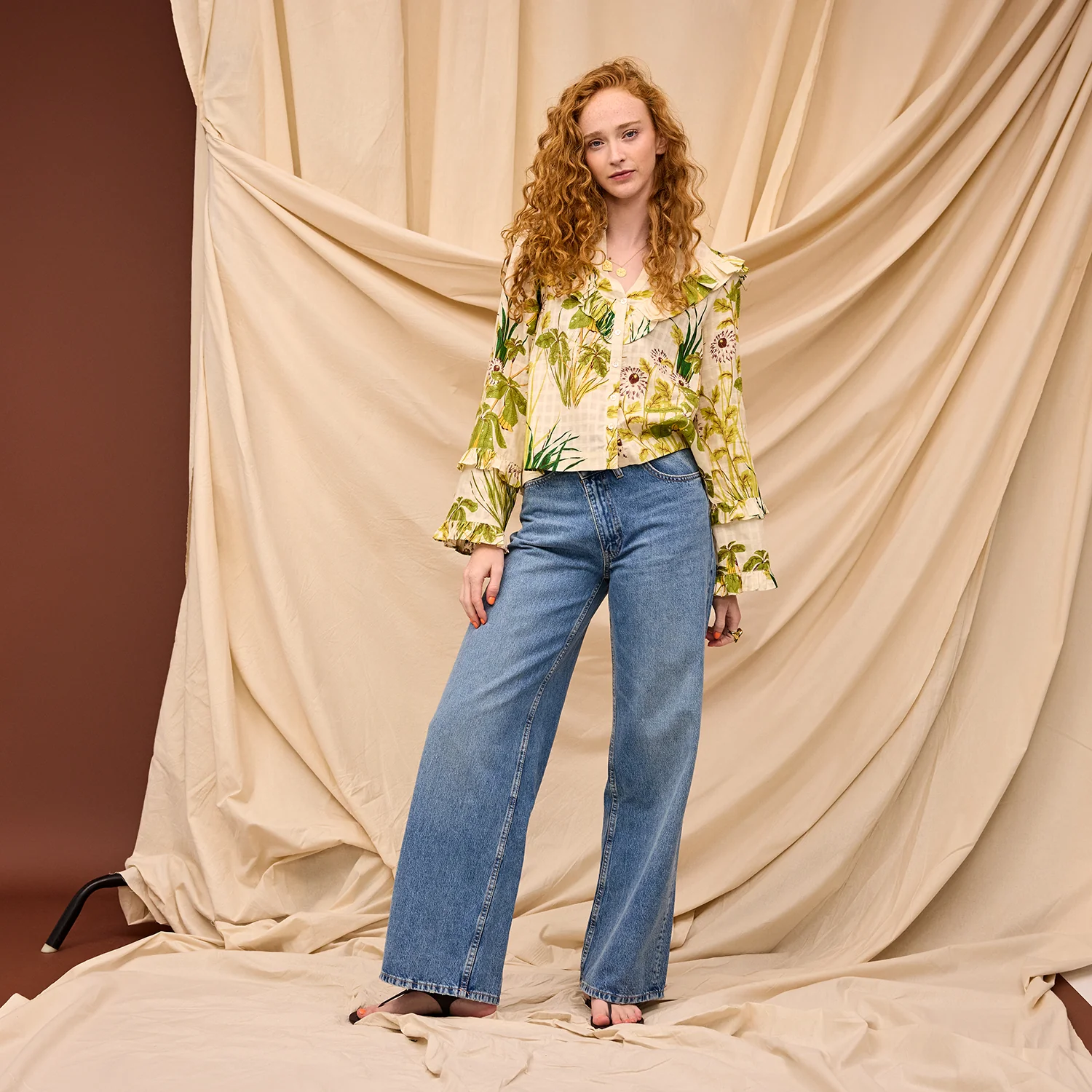 Malorie Frill Blouse - Image 6