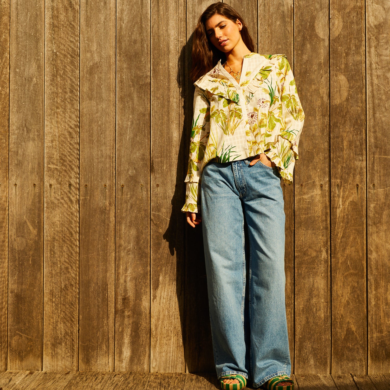 Malorie Frill Blouse - Image 8