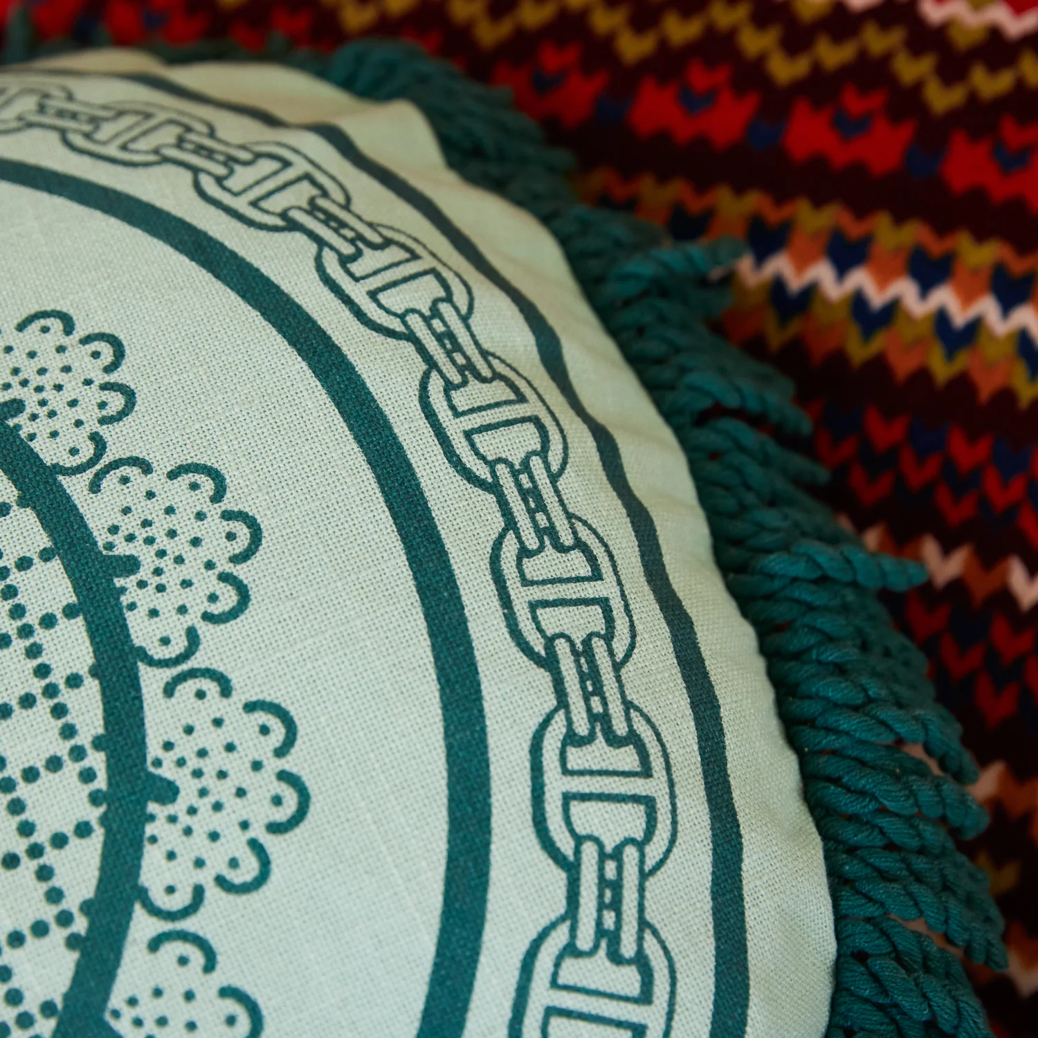 Manville Fringe Cushion - Image 3