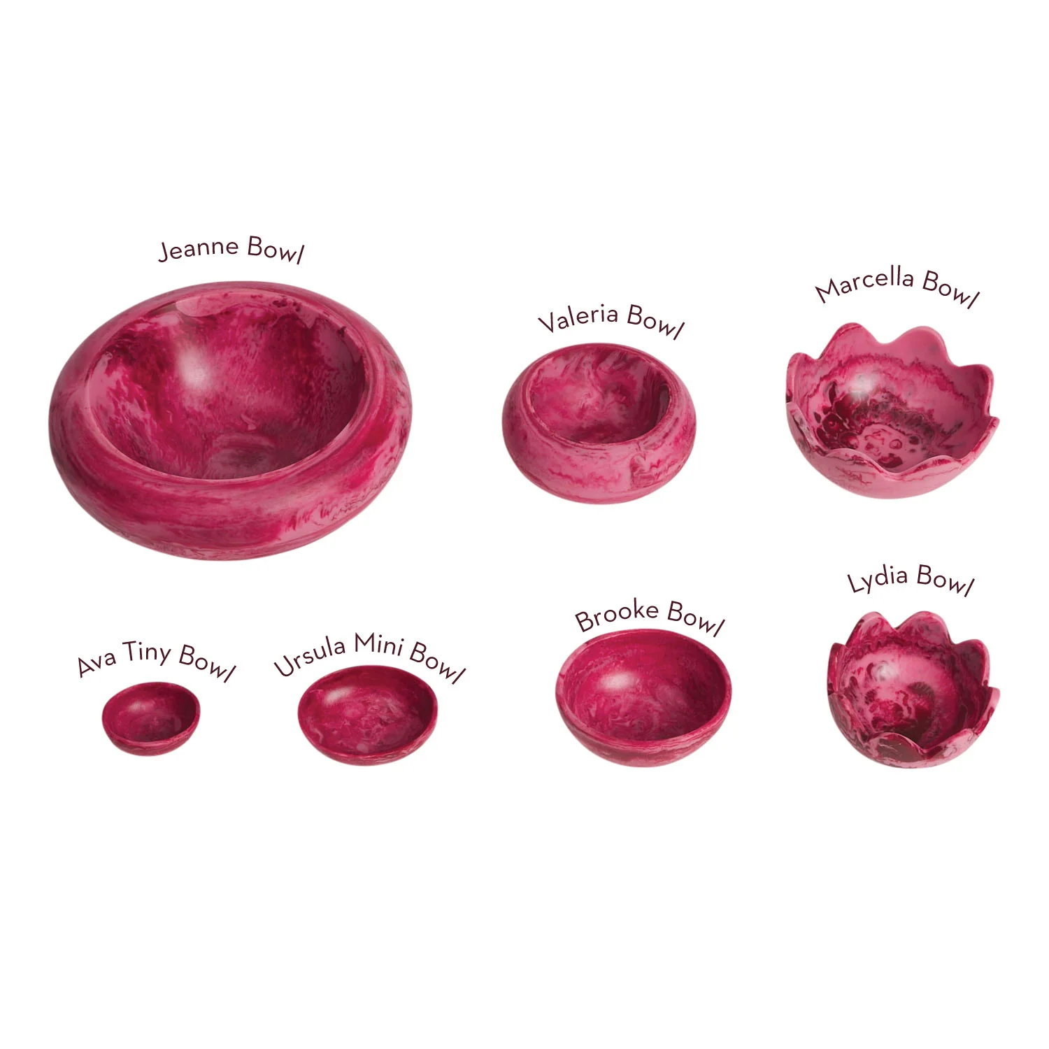 Marcella Bowl - Crimson - Image 10