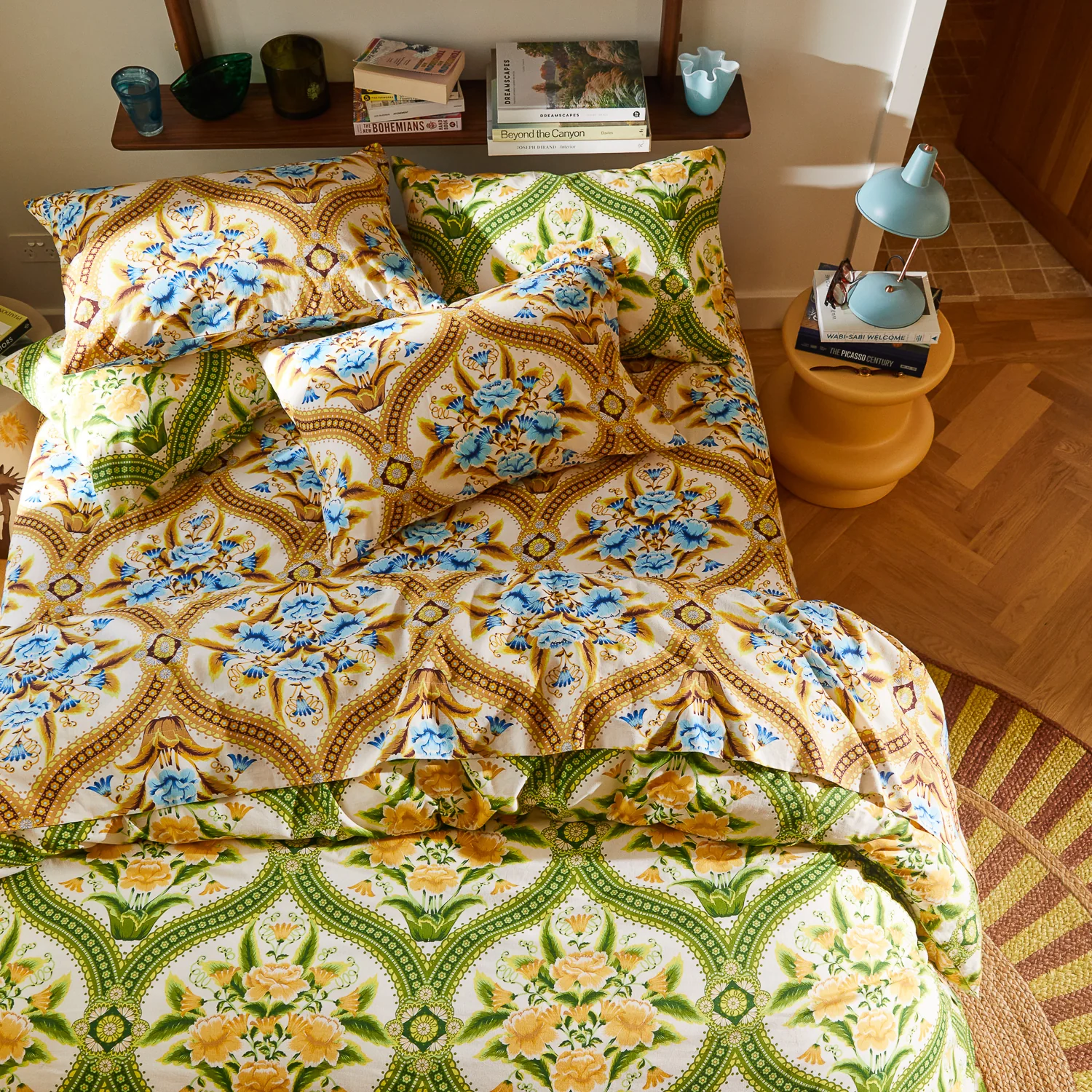 Margaret Cotton Pillowcase Set - Clay - Image 4
