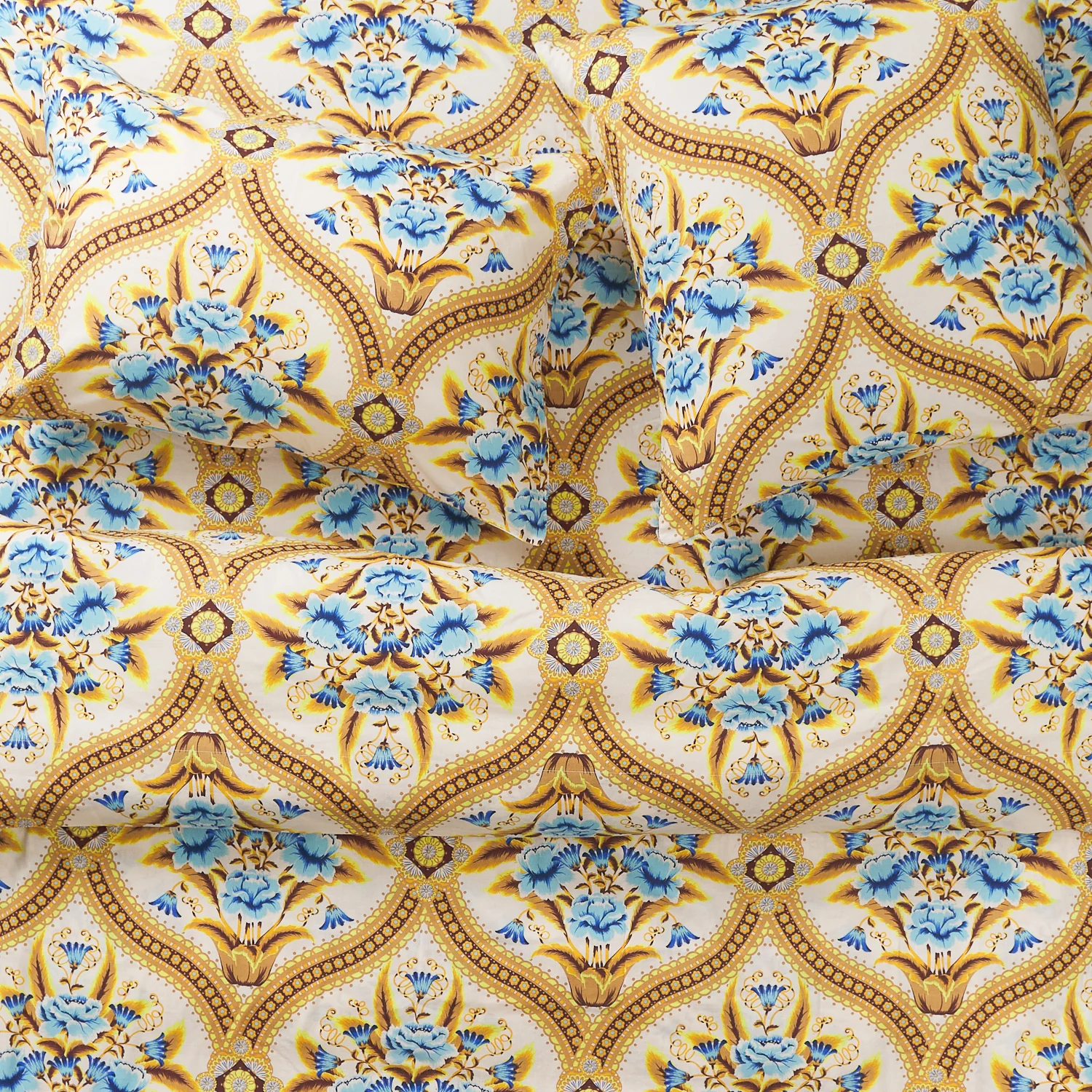 Margaret Cotton Quilt Cover - Clay - Image 3