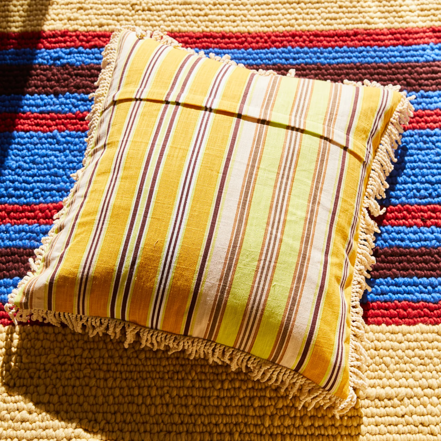 Margaret Fringe Cushion - Clay - Image 6