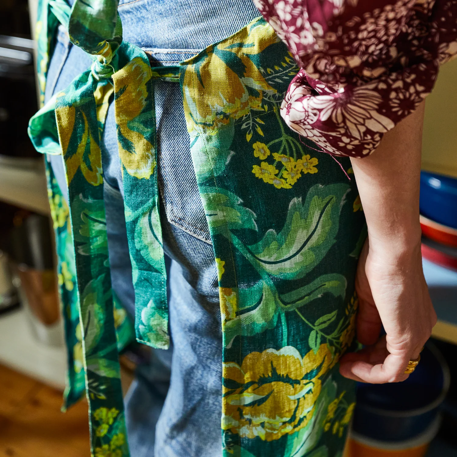 Margot Linen Apron - Image 3