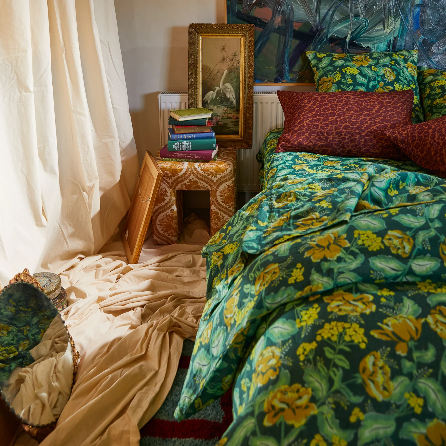 Margot Linen Sheets - Forest - Image 2