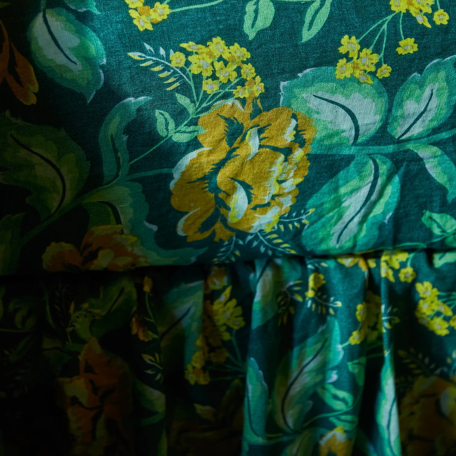 Margot Ruffle Valance - Forest - Image 3