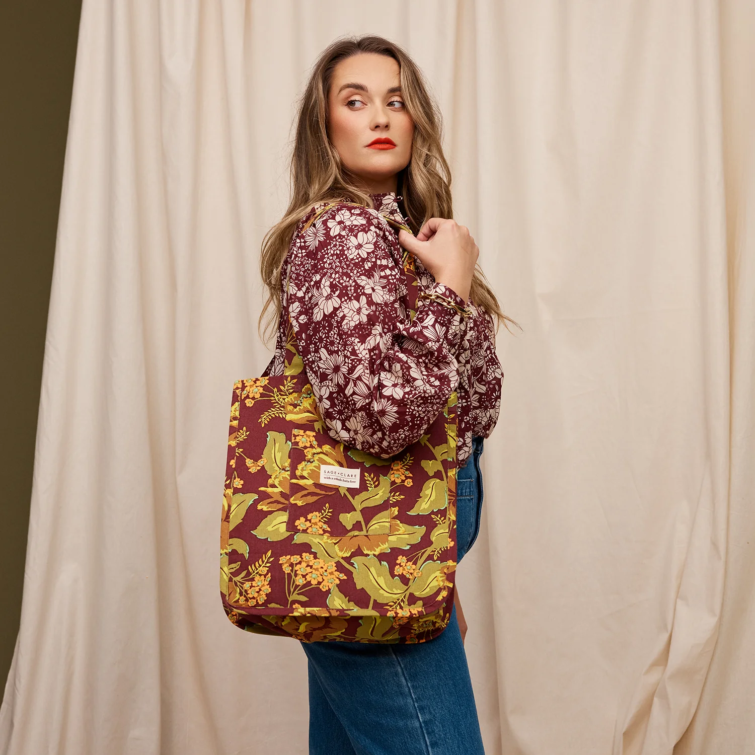 Margot Tote Bag - Mahogany - Image 2