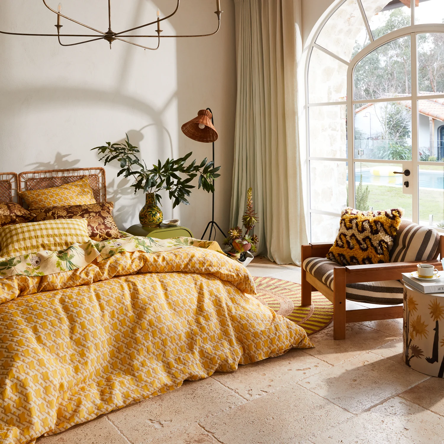 Maricela Linen Quilt Cover - Dune - Image 5