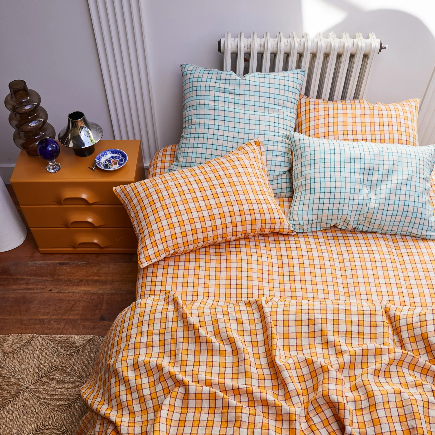 Marquis Linen Euro Pillowcase Set - Jade - Image 8
