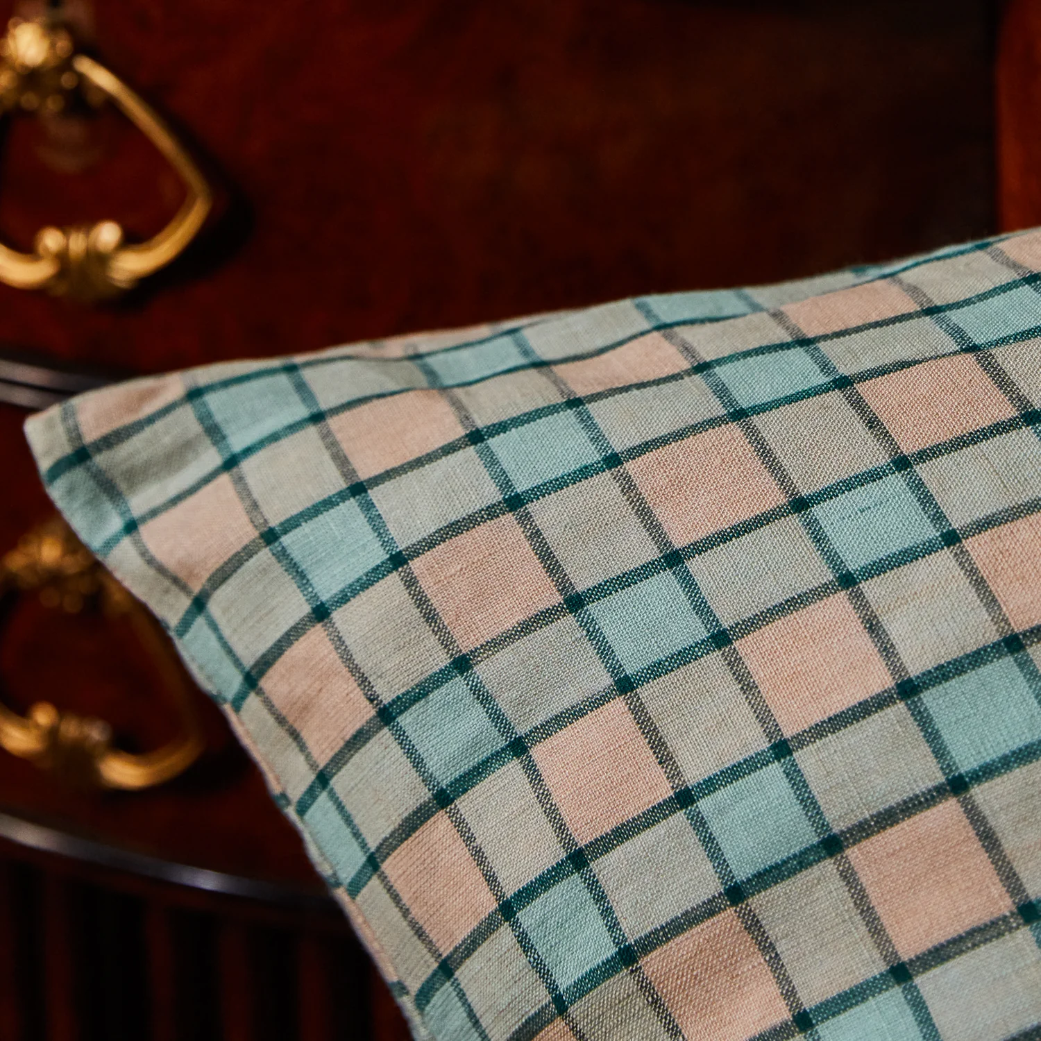 Marquis Linen Euro Pillowcase Set - Jade - Image 9
