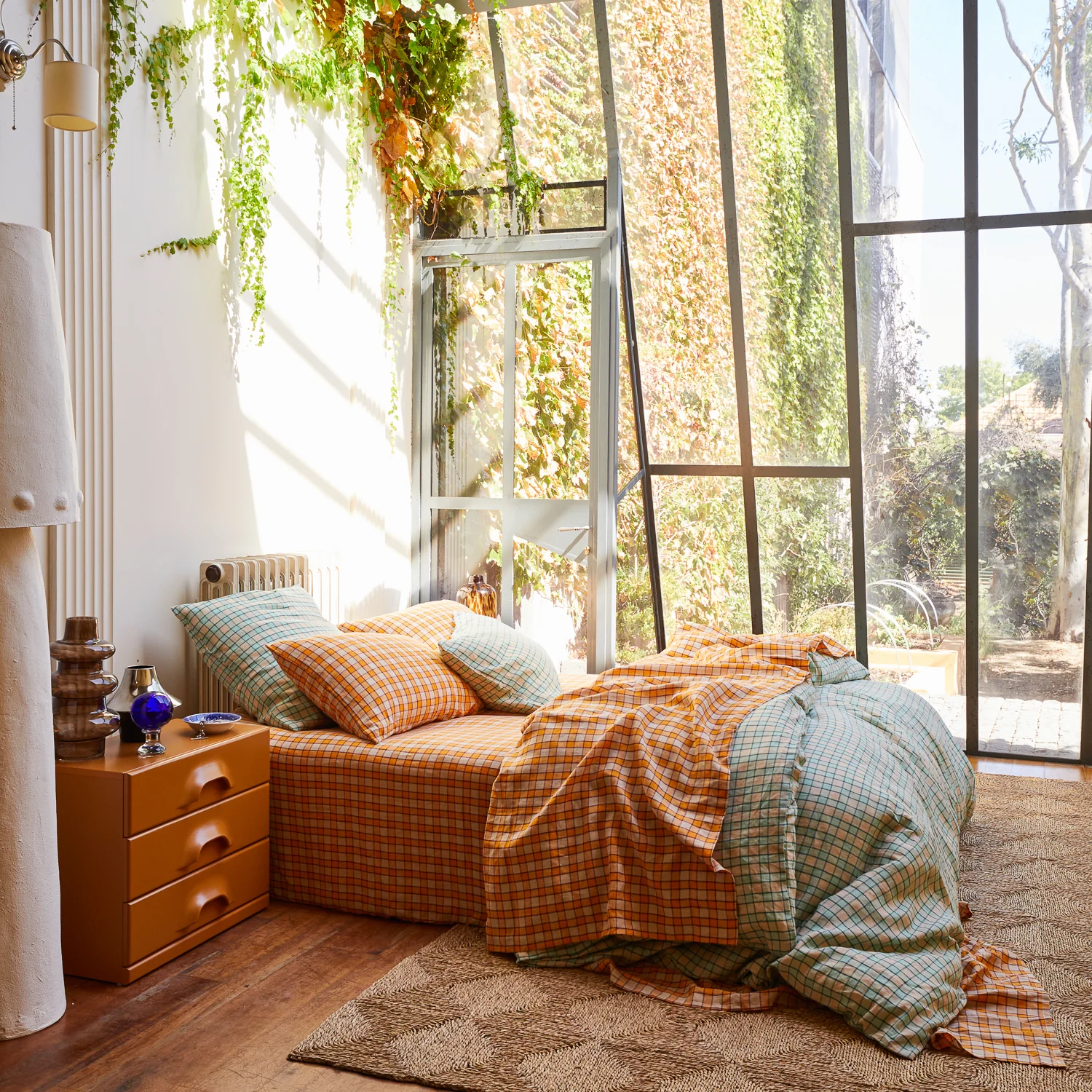 Marquis Linen Quilt Cover - Jade - Image 7