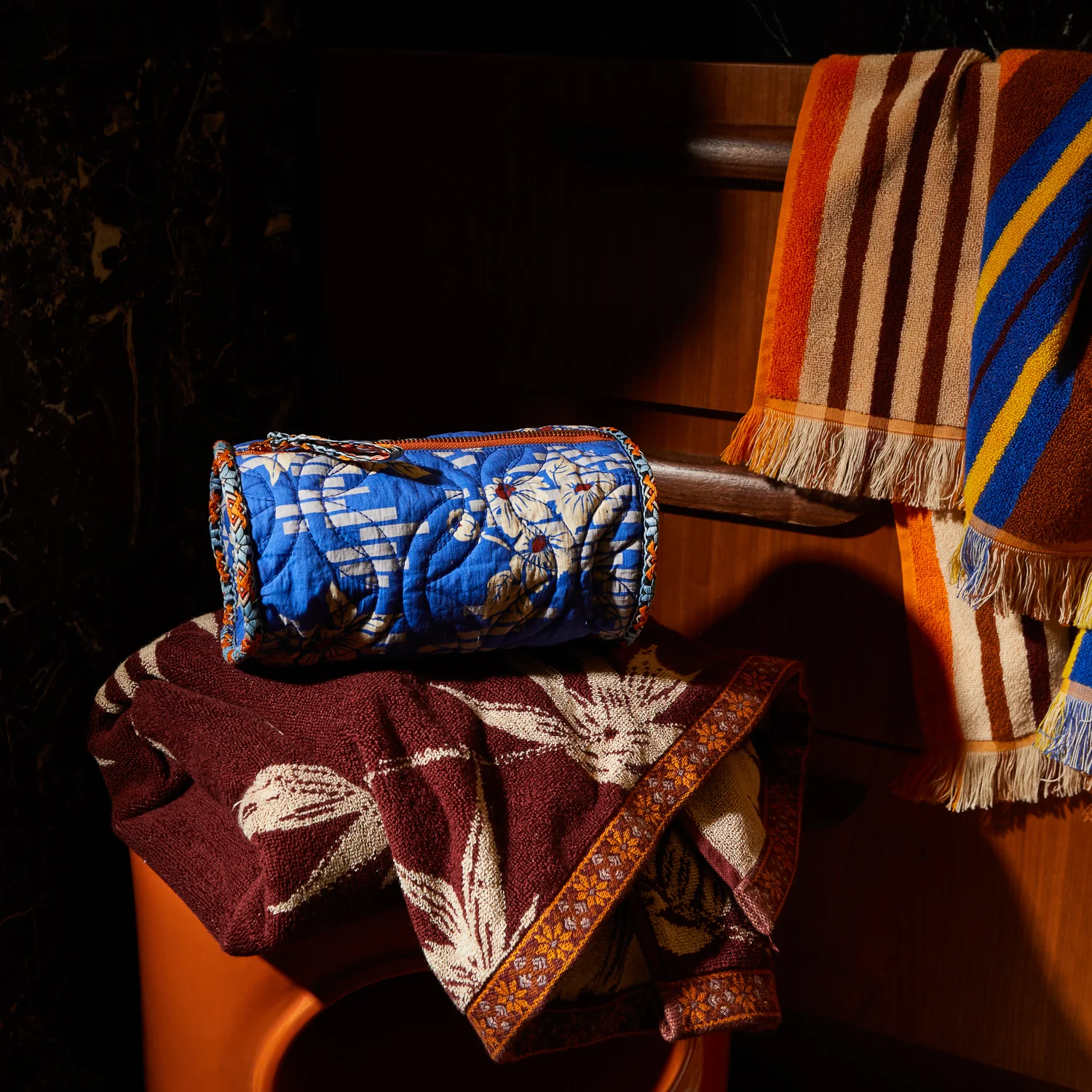 Marta Makeup Bag - Ultramarine - Image 2