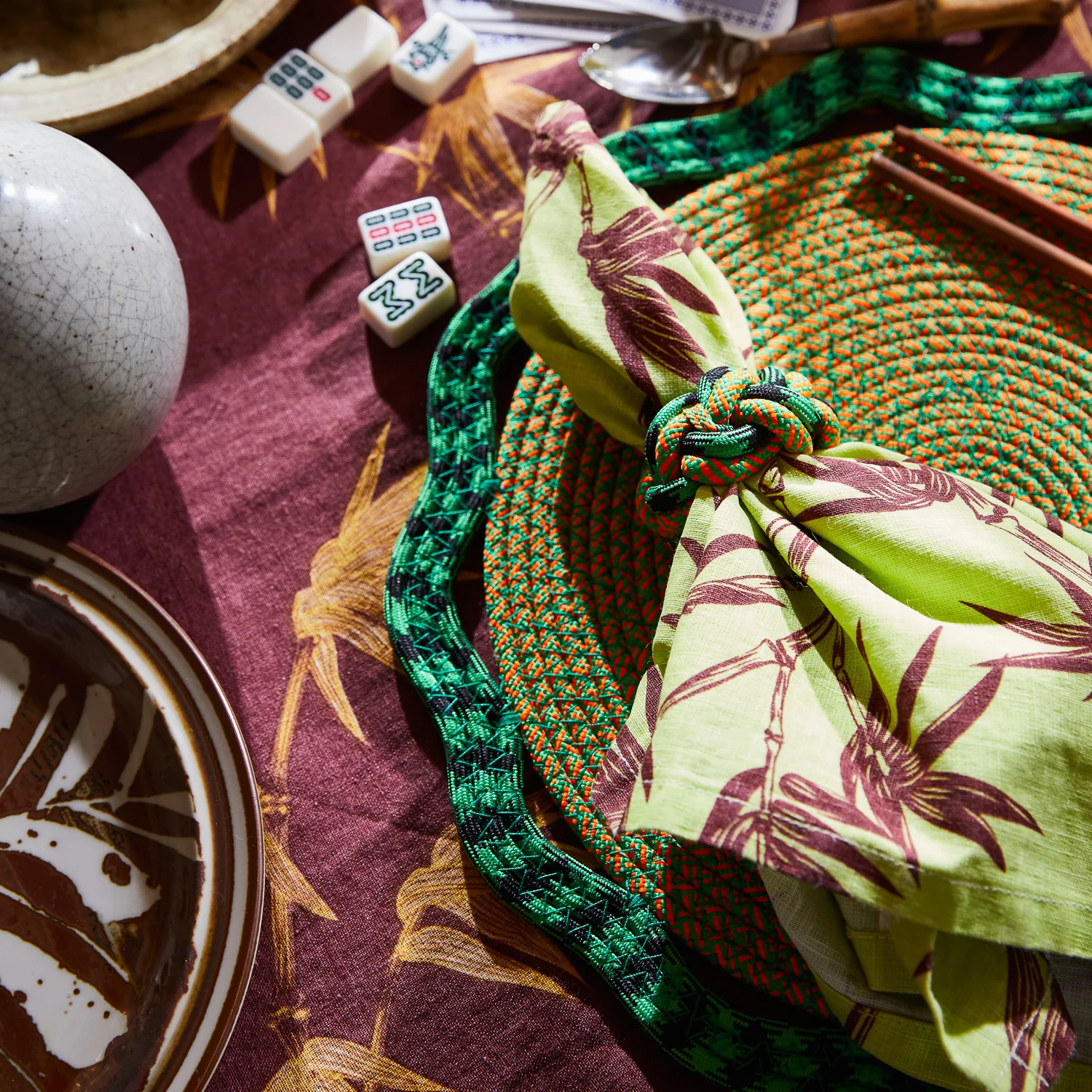 Marzena Napkin Ring - Verdant - Image 2