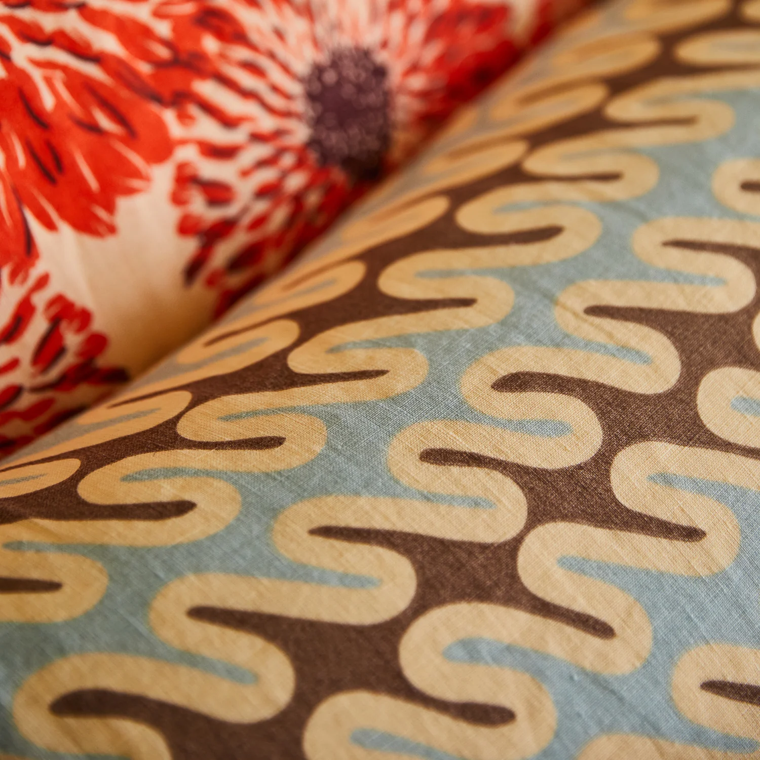 Marzia Linen Pillowcase Set - Cerulean - Image 3