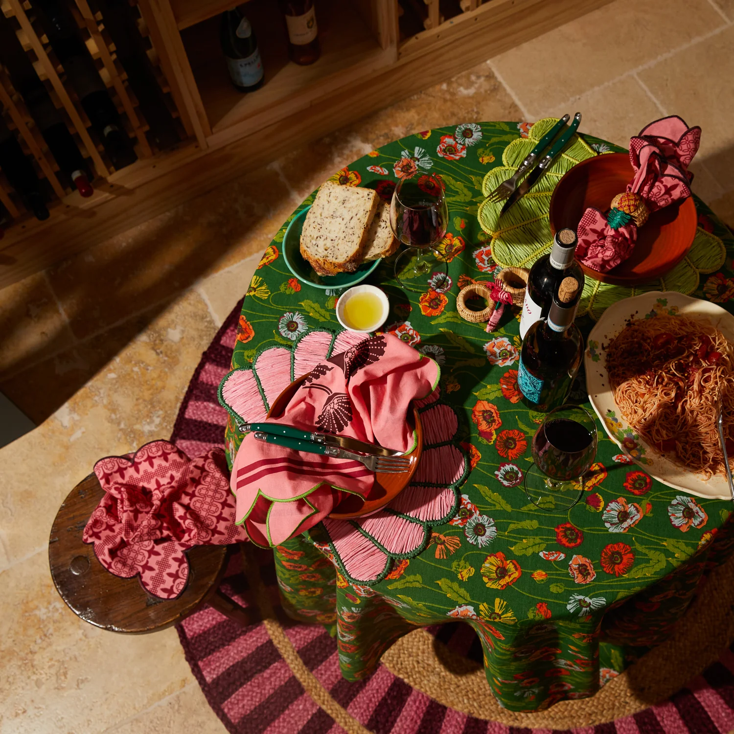 Mia Placemat Set - Key Lime - Image 3