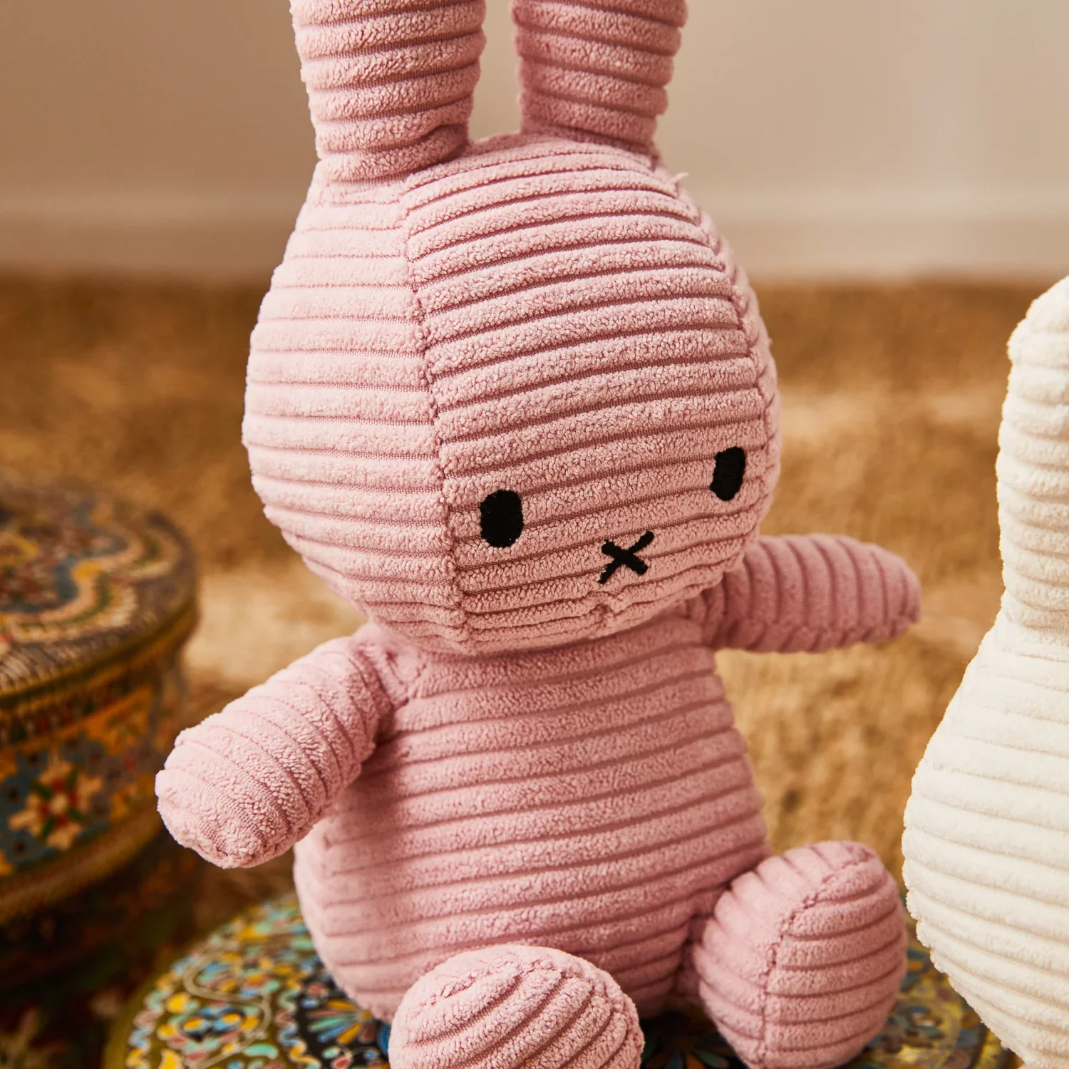 Miffy Corduroy Soft Toy - Pink - Image 3