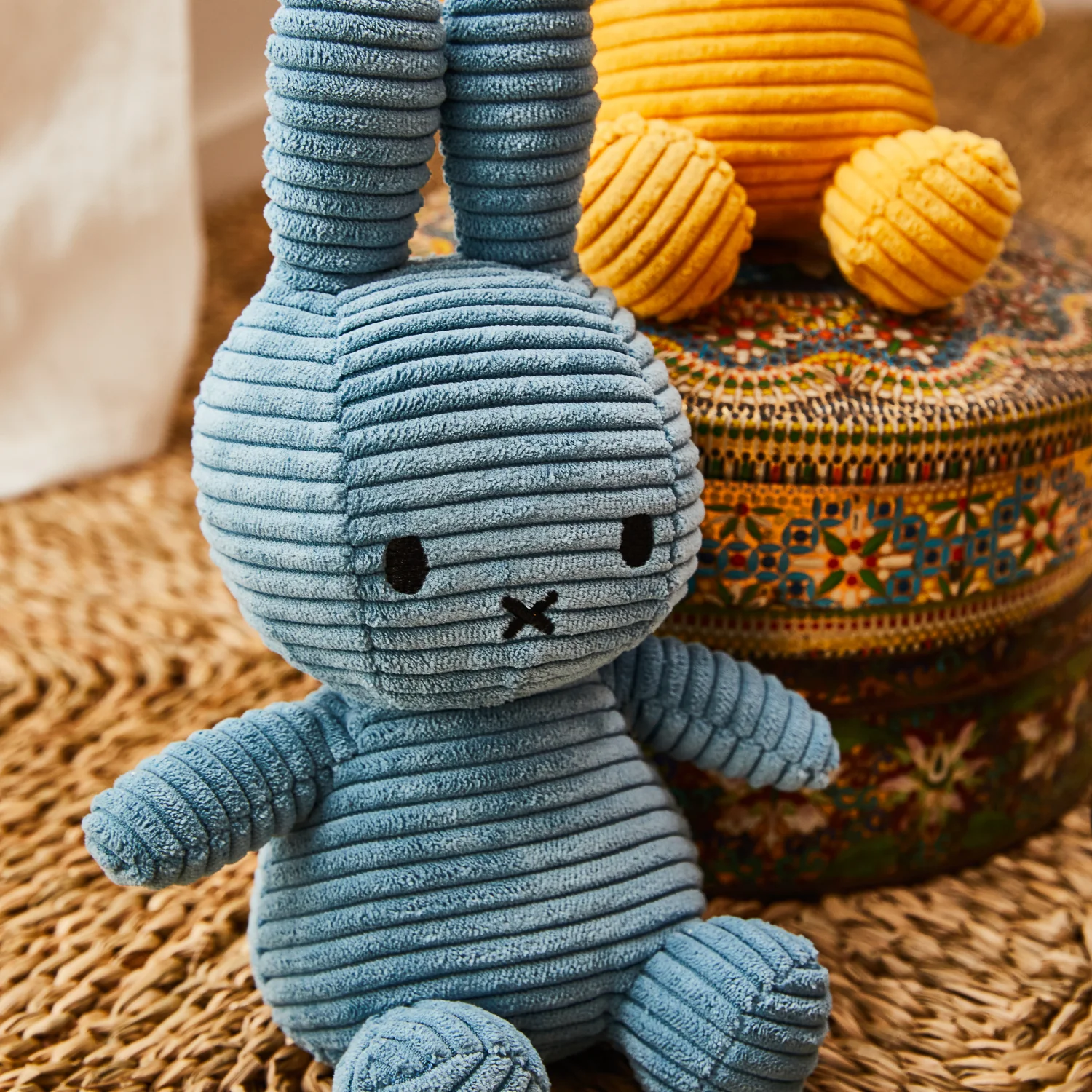 Miffy Corduroy Soft Toy - Aviator Blue - Image 2