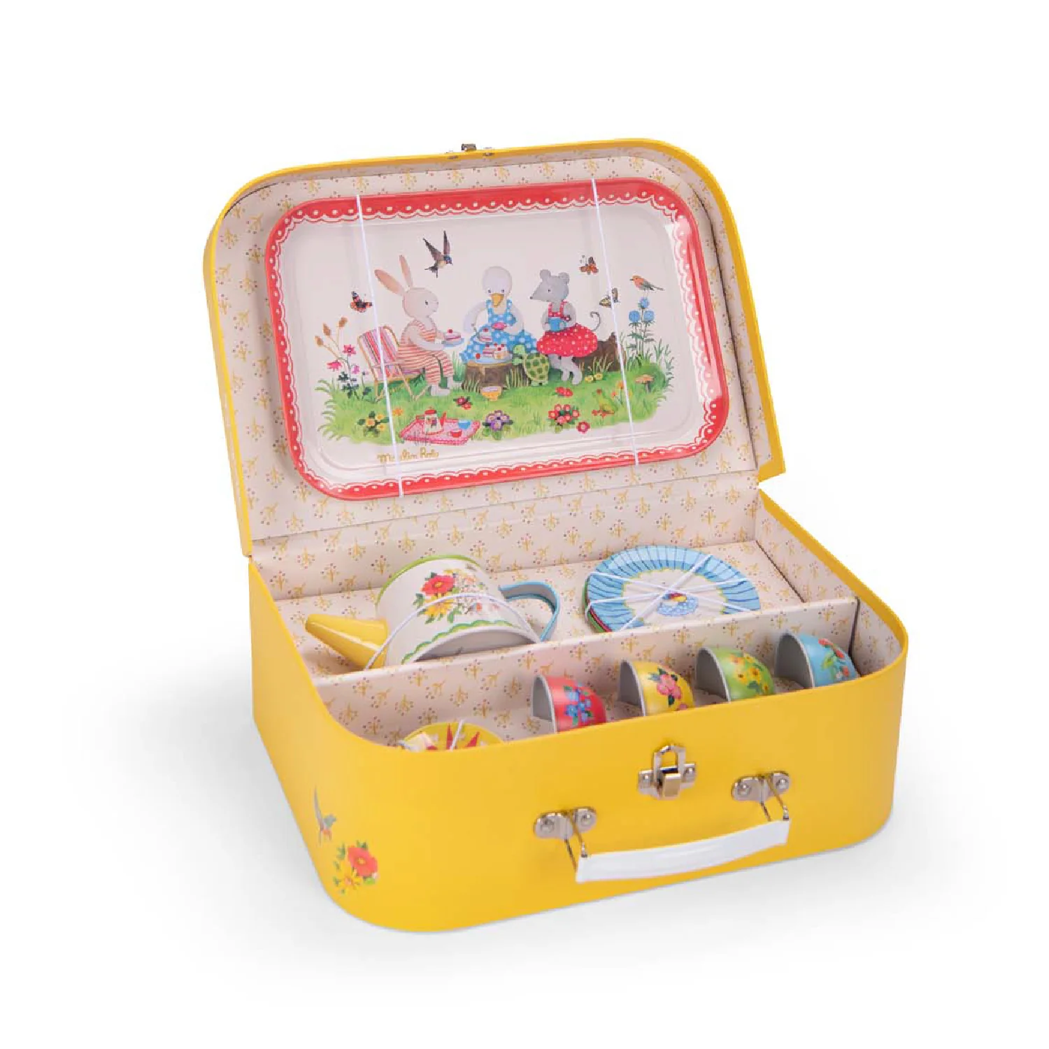 Moulin Roty - La Grande Famille - Metal Tea Set - Image 3