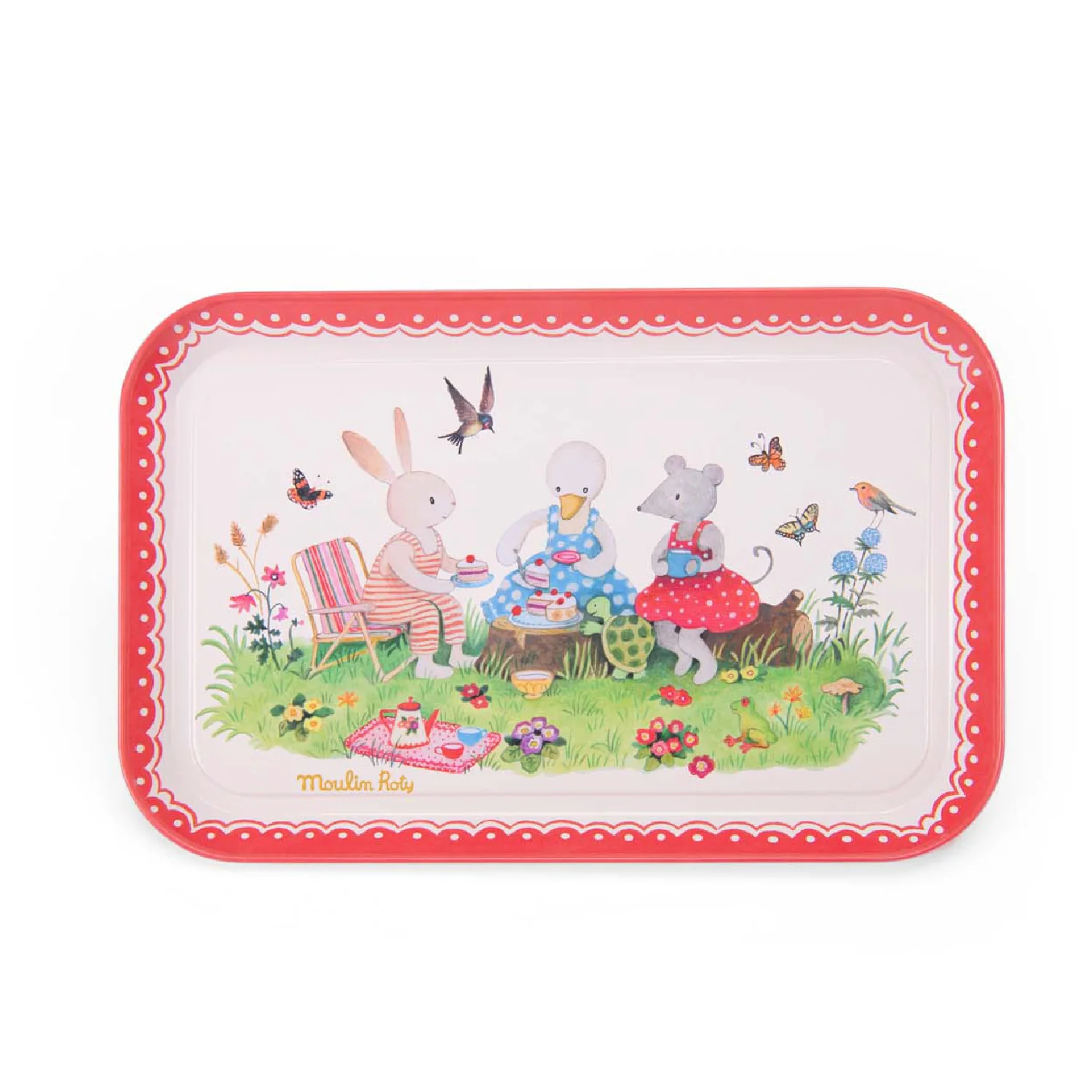 Moulin Roty - La Grande Famille - Metal Tea Set - Image 4