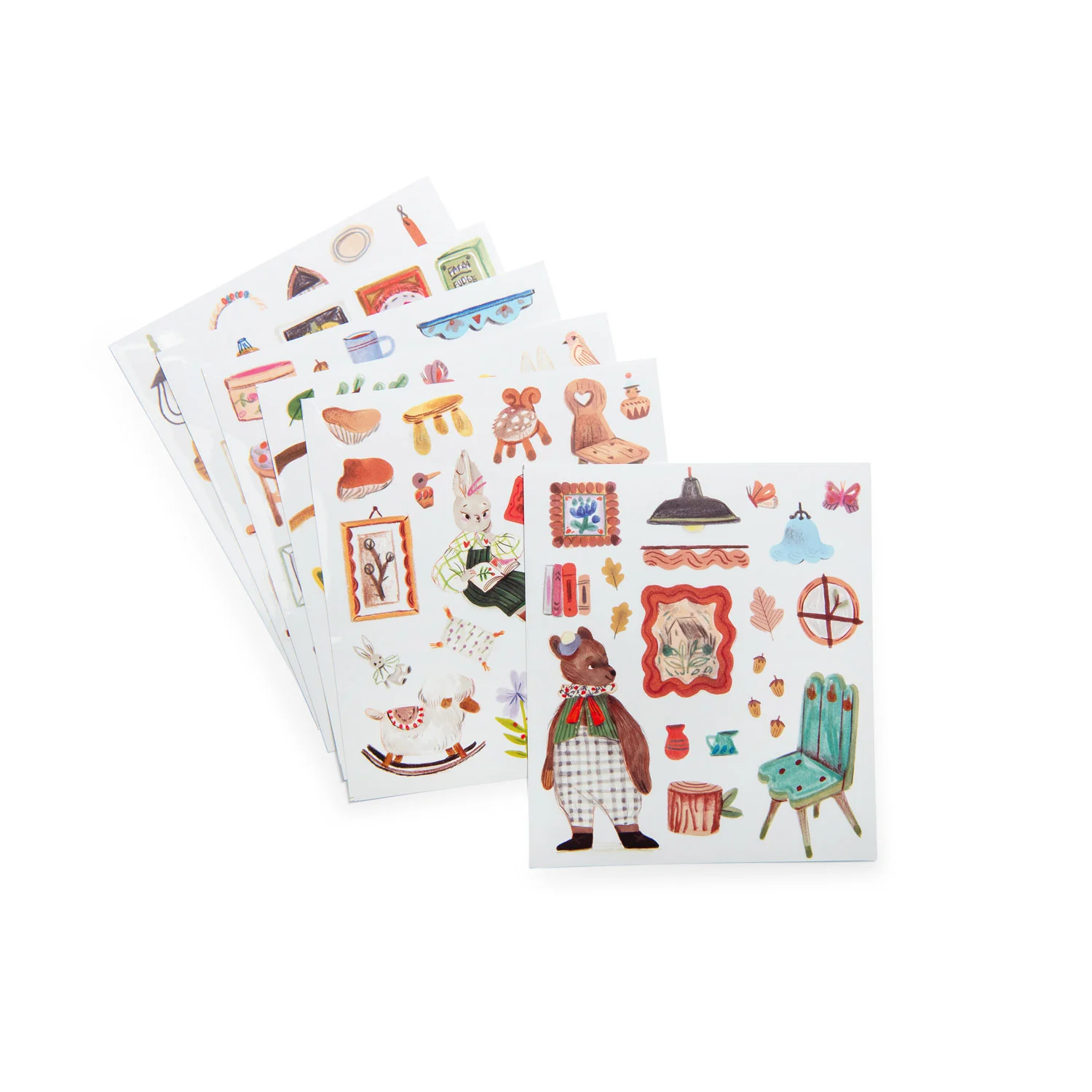 Moulin Roty - Les Minouchkas - Colouring + Sticker Book - Image 3