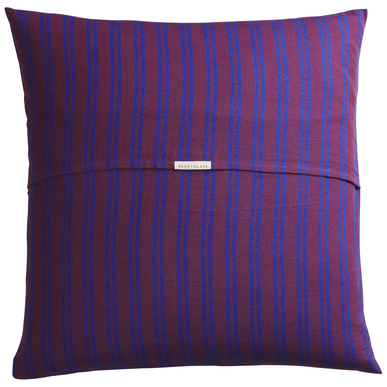 Nadine Linen Euro Pillowcase Set - Burnt Sienna - Image 4