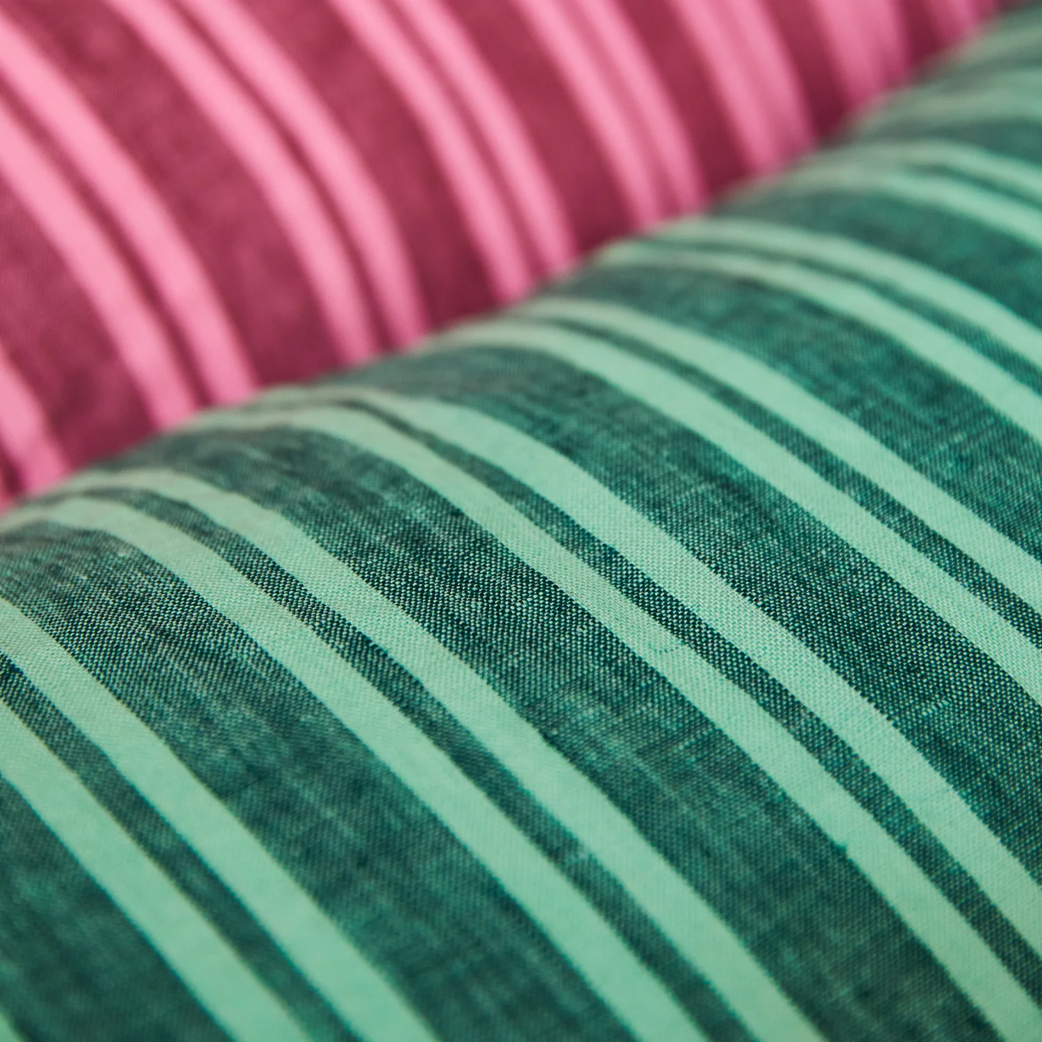 Nadine Linen Pillowcase Set - Forest - Image 6