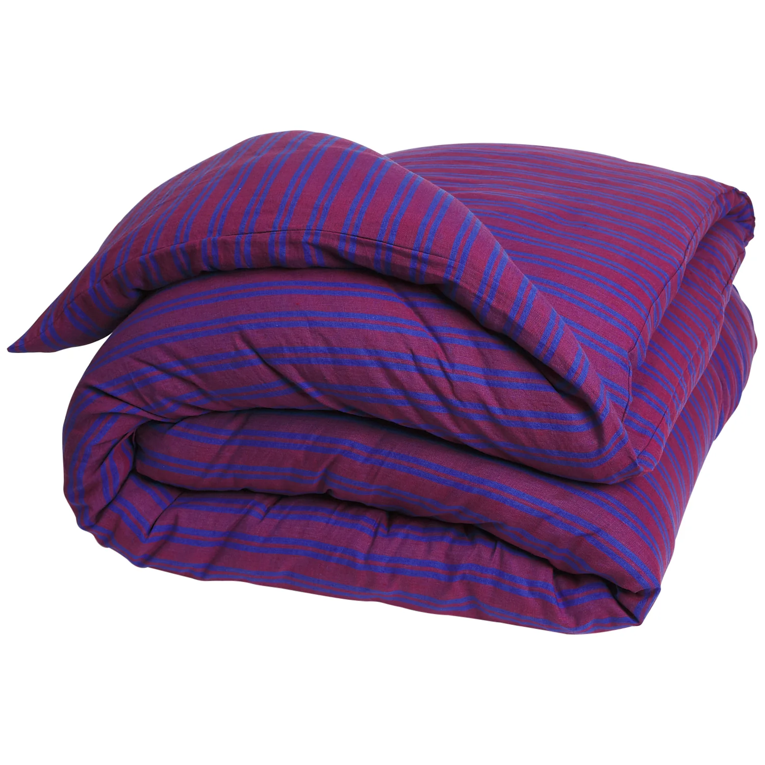 Nadine Linen Quilt Cover - Burnt Sienna